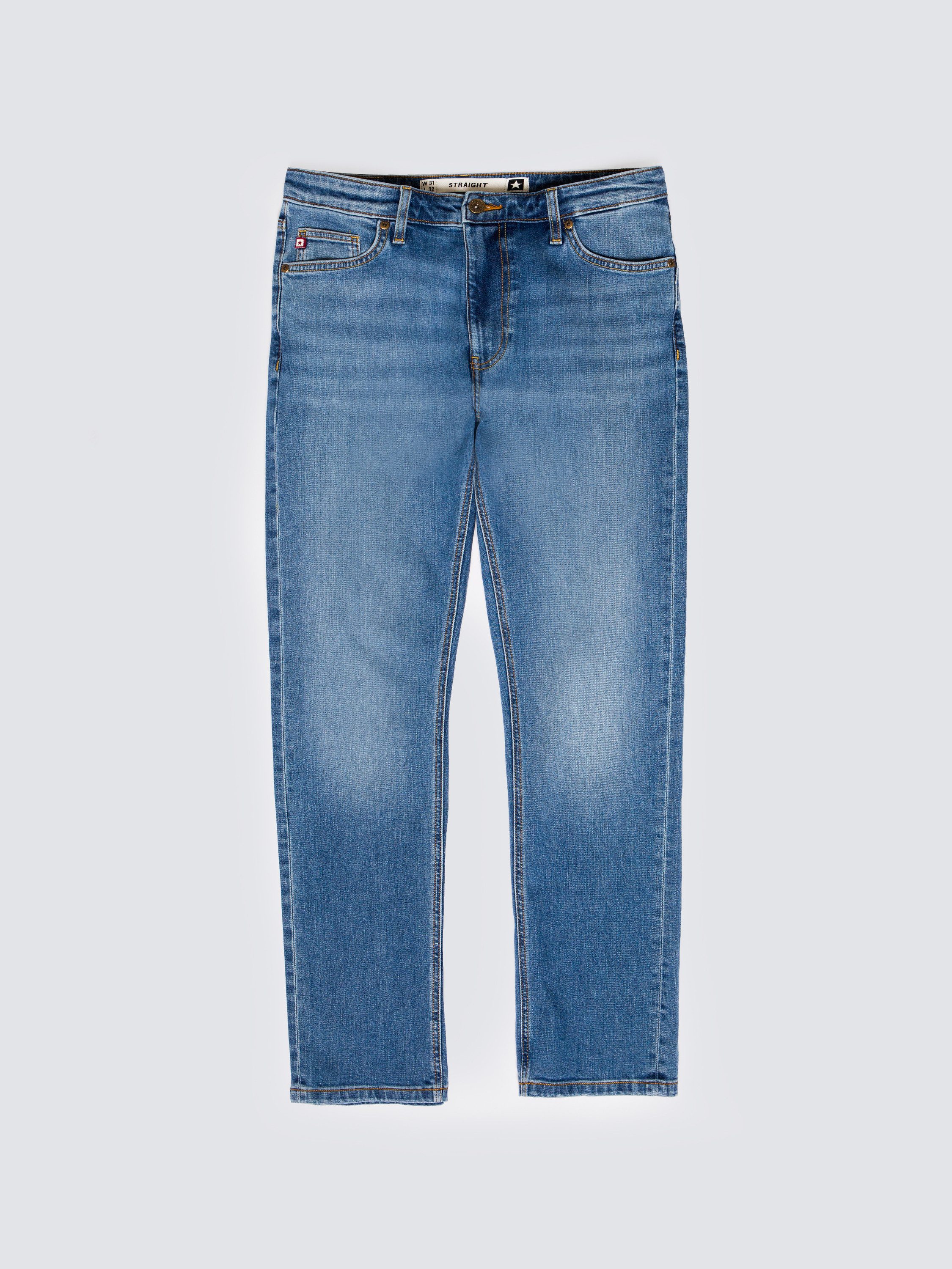 BIG STAR Straight-Jeans COLT hohe Leibhöhe