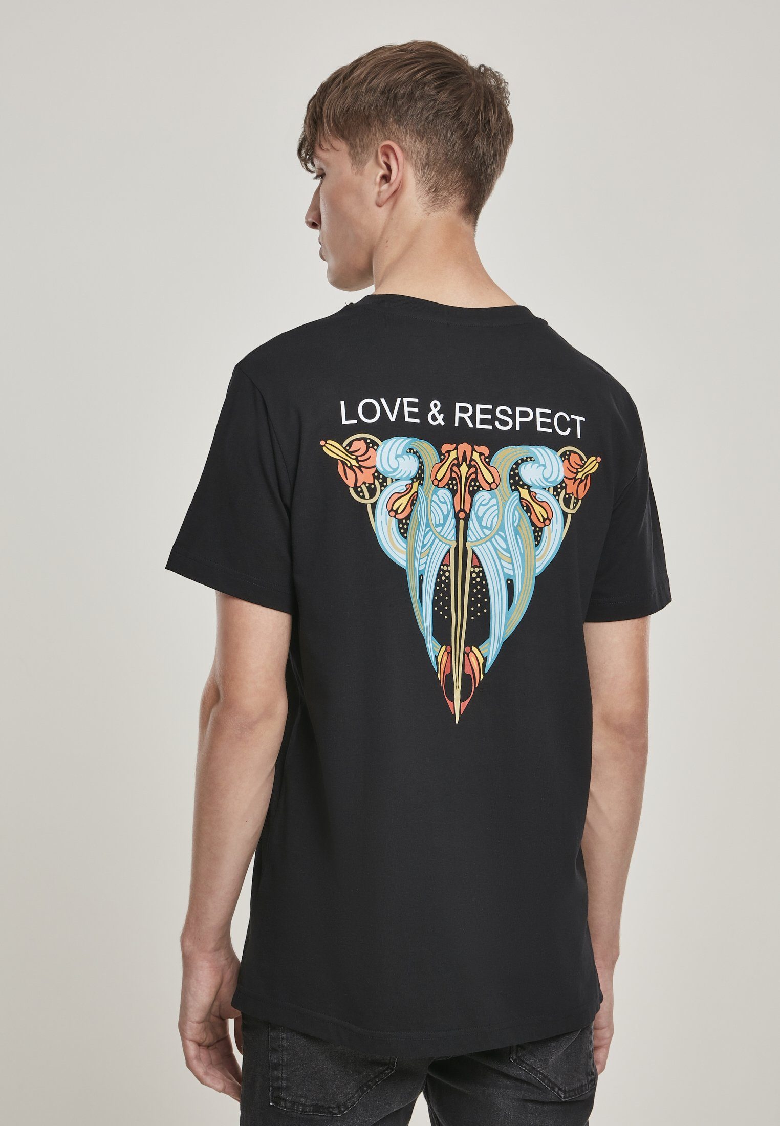Love T-Shirt (1-tlg) Tee MisterTee Herren & Respect
