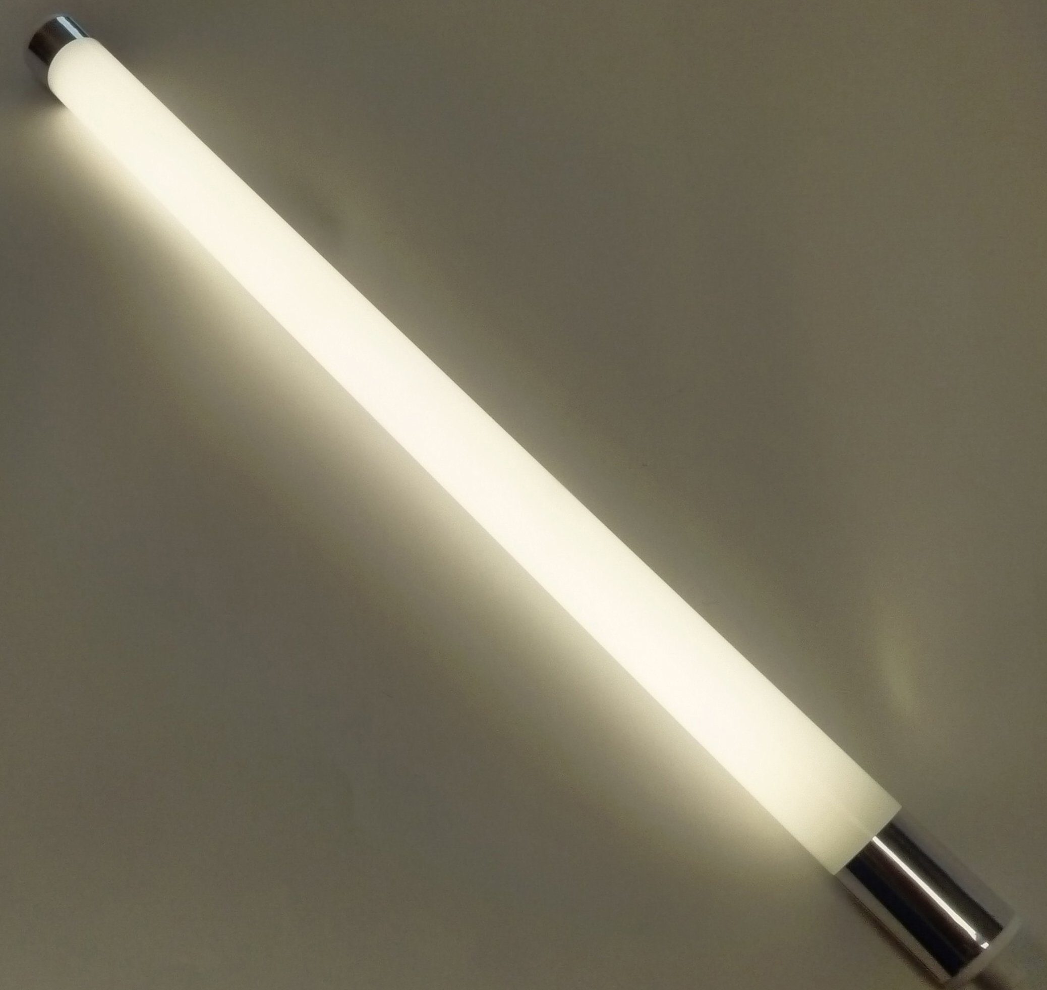 T8, Kalt LED W Xenon Wandleuchte IP20 LED 18 123cm 9956 LED Kunststoff-Röhre VISION Röhre Weiß, Stab XENON WK