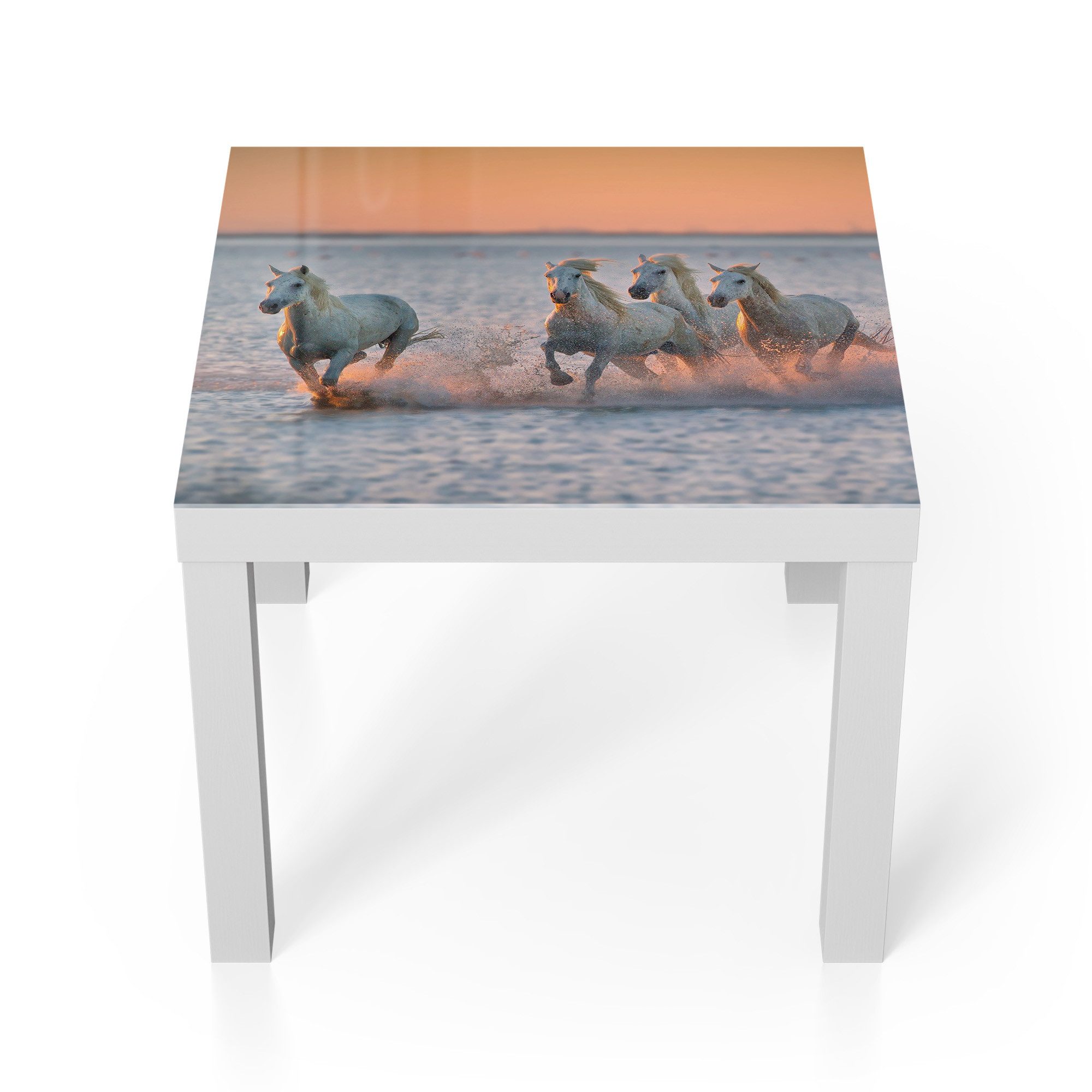 DEQORI Couchtisch 'Abendliche Freiheit', Glas Beistelltisch Glastisch modern