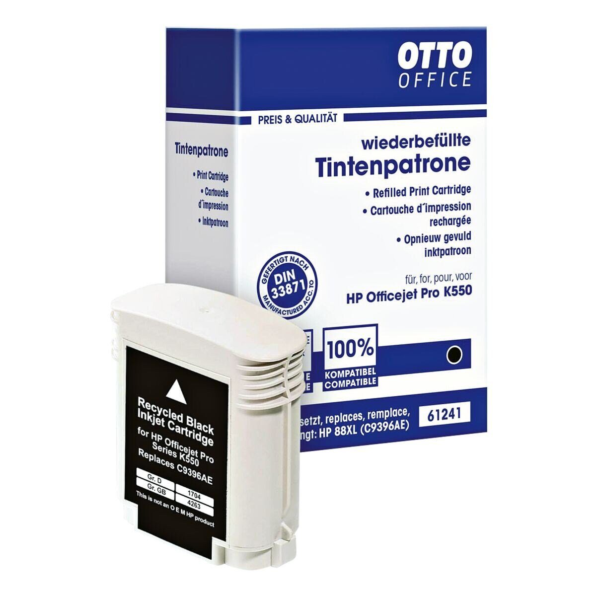 Otto Office  Office C9396AE Tintenpatrone (ersetzt HP »C9396AE«, Nr. 88XL, schwarz)