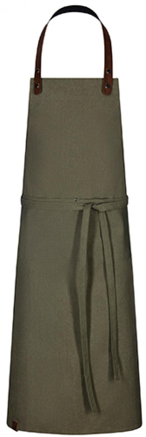 EXNER Kochschürze Latzschürze Canvas 75 x 100 cm - Waschbar bis 30 °C