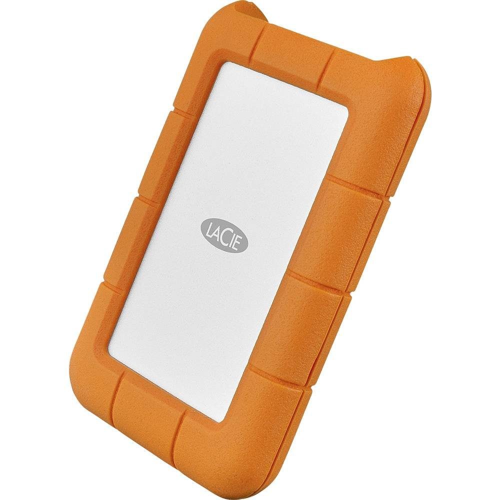 LaCie Mobile Drivei 2TB USB-C® STFR2000800 HDD-Festplatte (2 TB), stoßsicher, Wasserdicht, Software-Verschlüsselung