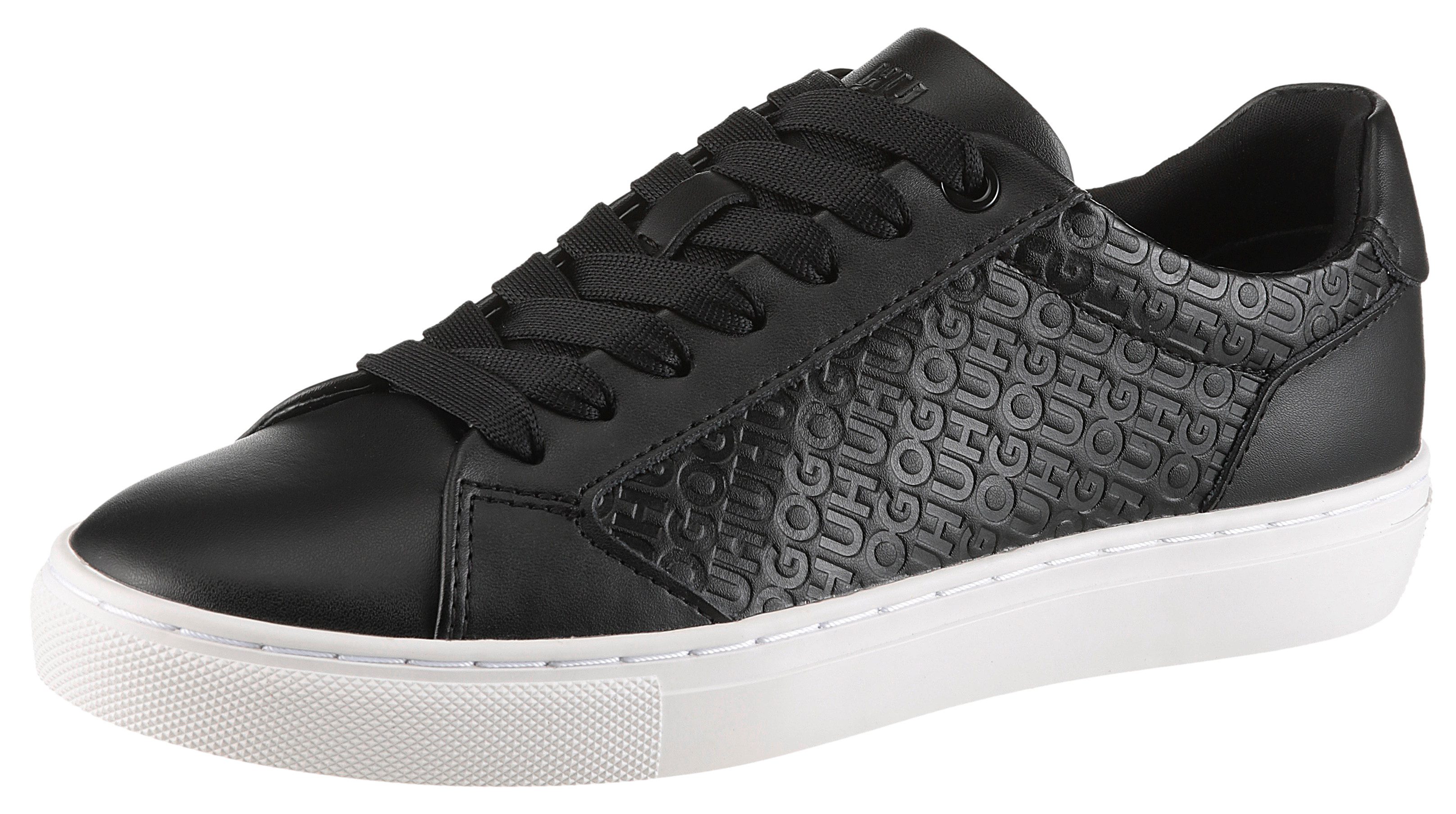 HUGO Morrie_Tenn Plateausneaker Schnürschuh, Halbschuh, Freizeitsneaker mit günstig online kaufen