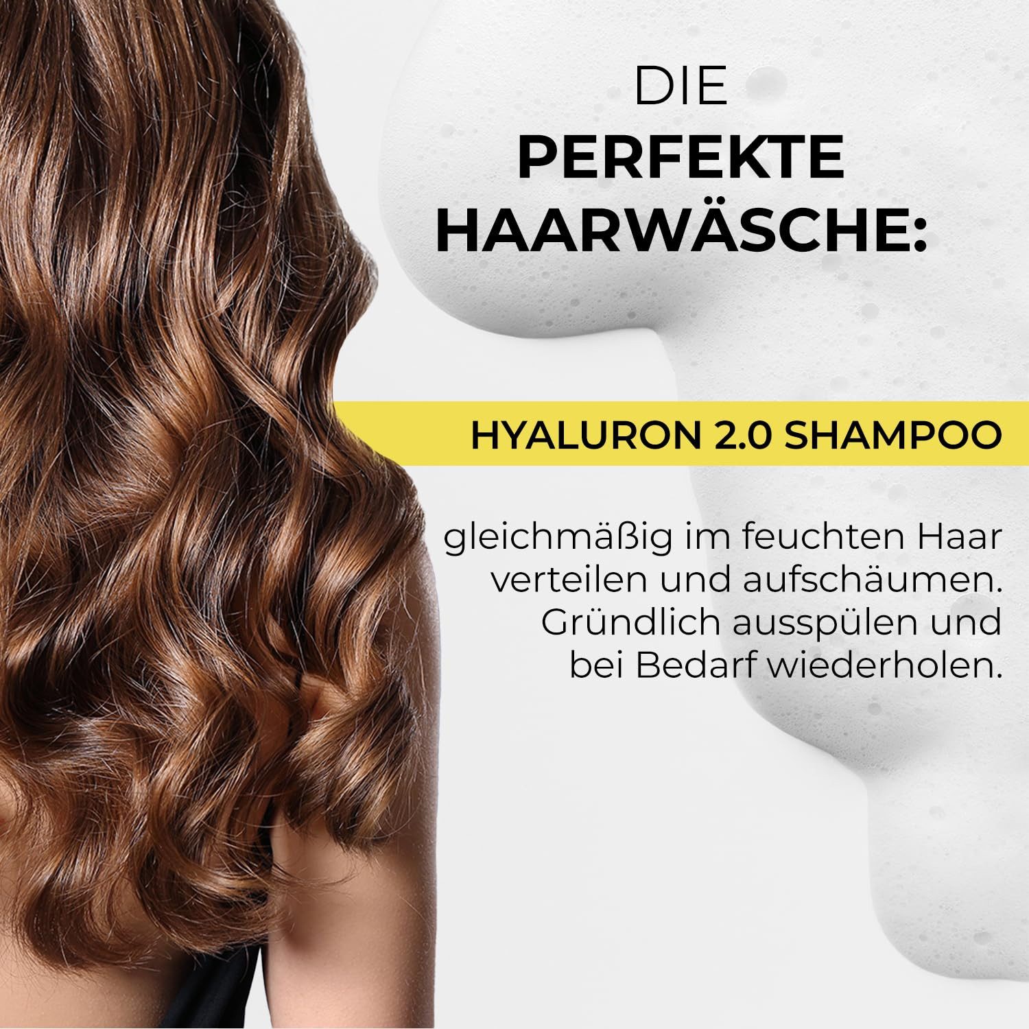 ALCINA Haarshampoo Hyaluron 2.0 Shampoo, 250 ml, 1-tlg., Feuchtigkeit