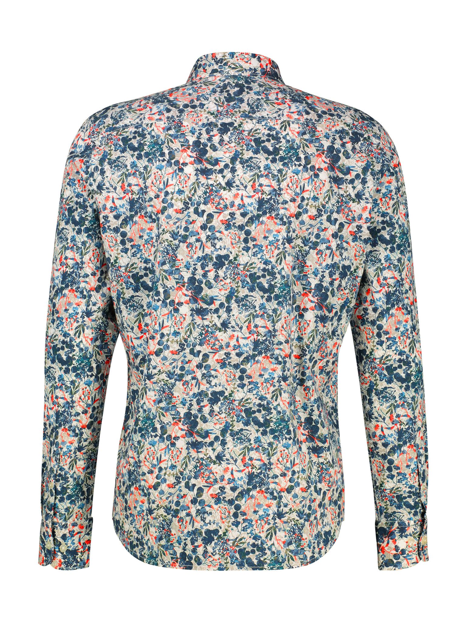 LERROS Langarmhemd mit Minimal-Print, geblümt