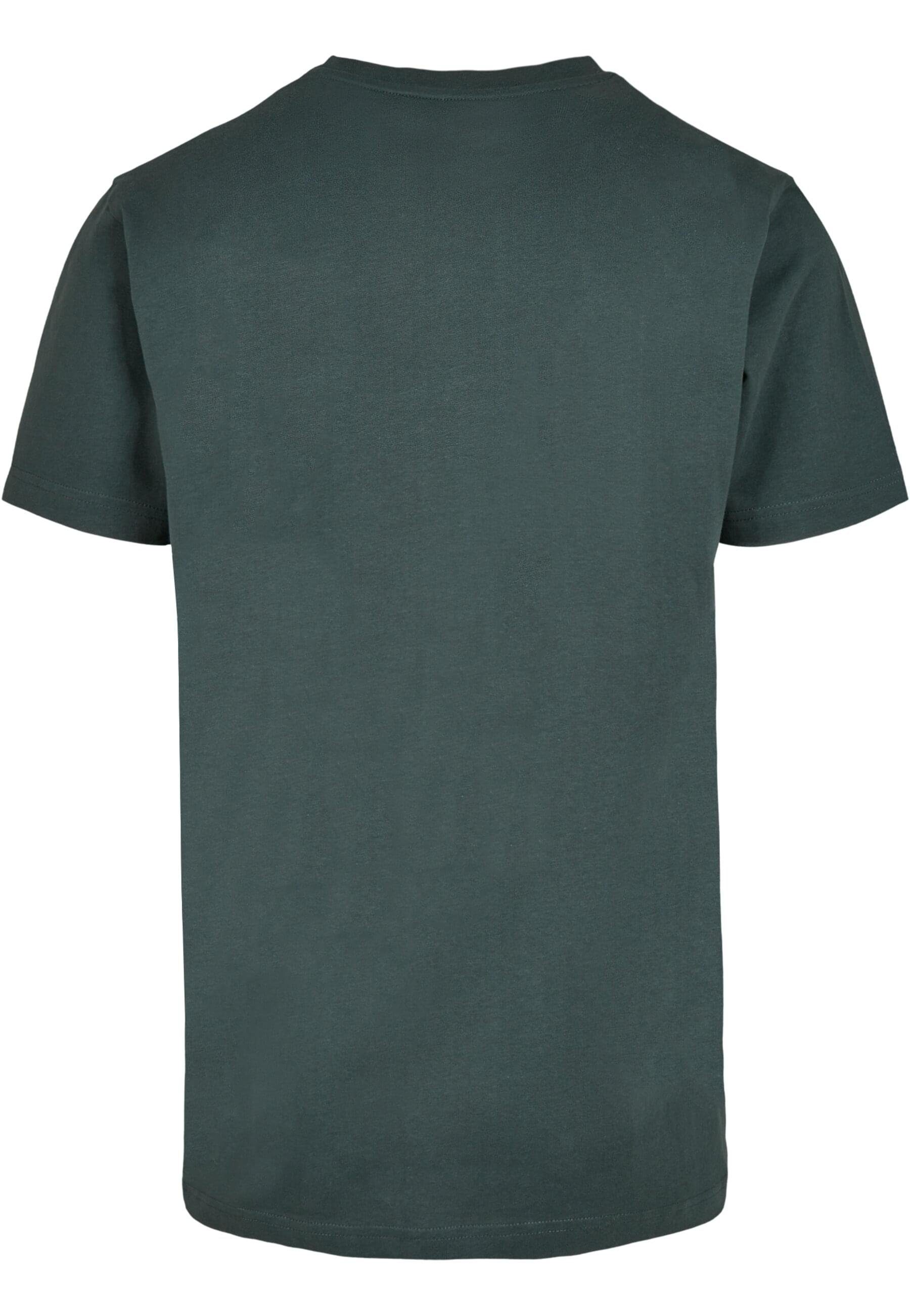 paws Herren - T-Shirt Neck Merchcode Rebel T-Shirt (1-tlg) Peanuts with bottlegreen Round