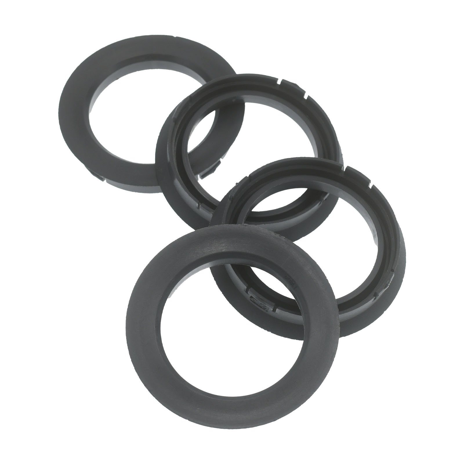 RKC Reifenstift 4x Zentrierringe Dunkelgrau Felgen Ringe Made in Germany, Maße: 74,1 x 56,1 mm