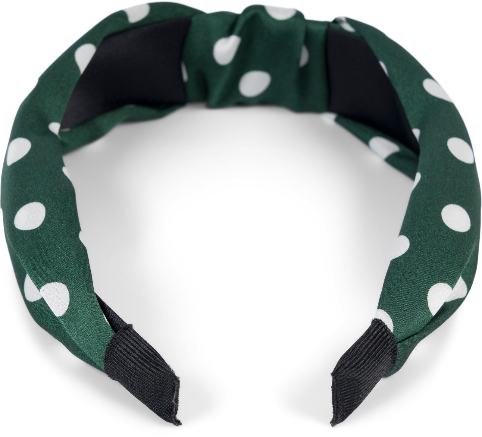 styleBREAKER Haarband, 1-tlg., Haarreif gepunktet mit Knoten Rockabilly