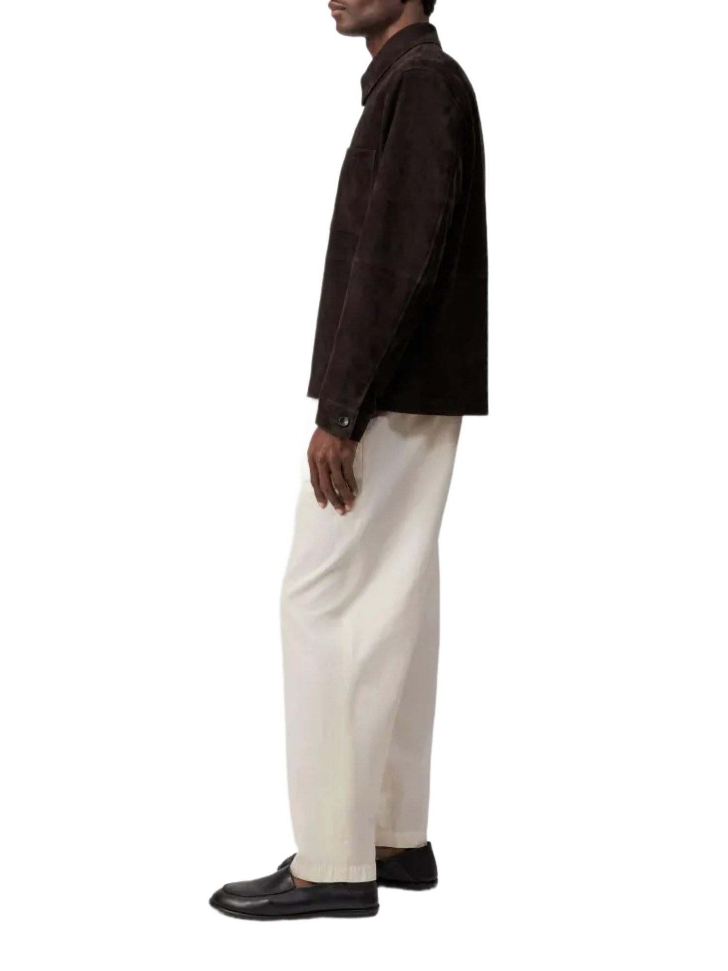 Drykorn Blusenshirt braun,Outdoor,Leder,Unifarben,Umlegekragen,Lang,Regular Fit