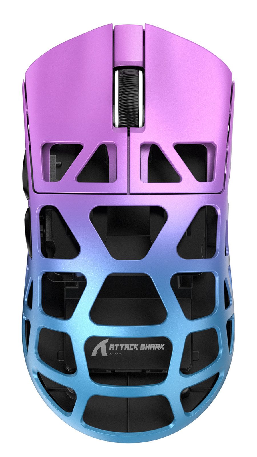 ATTACK SHARK R3 Kabellose Gaming-Maus aus Magnesiumlegierung, 8kHz, 48g Gaming-Maus (2.4G, Bluetooth, USB-C, 26000 dpi, PAW3395-Sensor,46g,8000hz,Magnesiumlegierung)