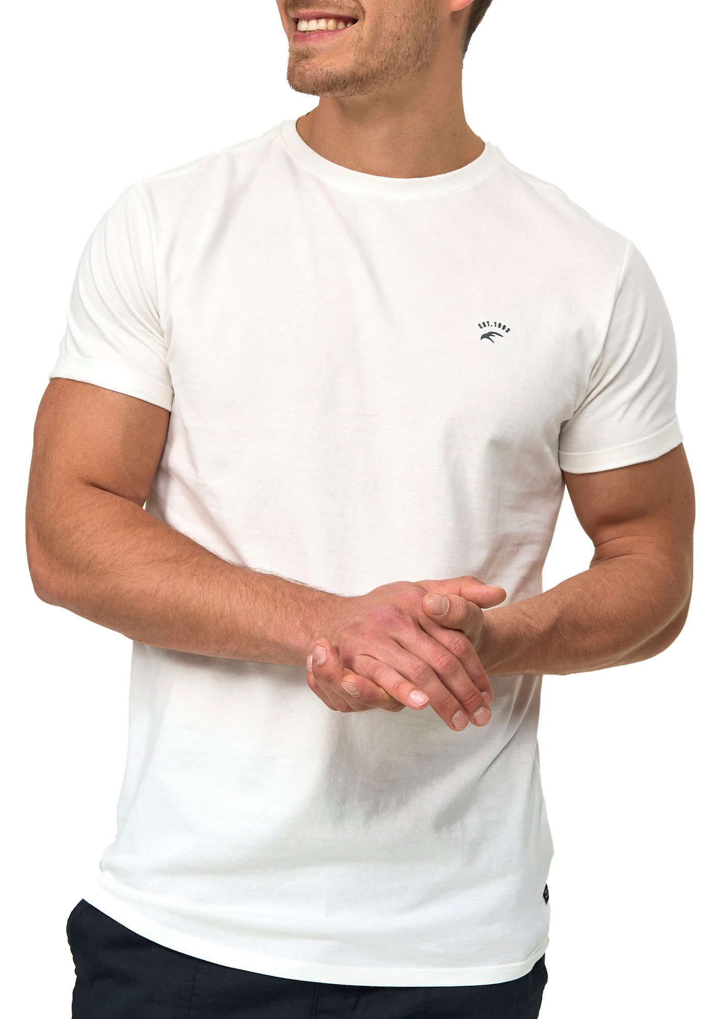 Indicode Rundhalsshirt INKloge günstig online kaufen