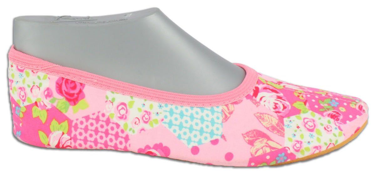Beck Schläppchen Roses Gymnastikschuh Aus Baumwolle