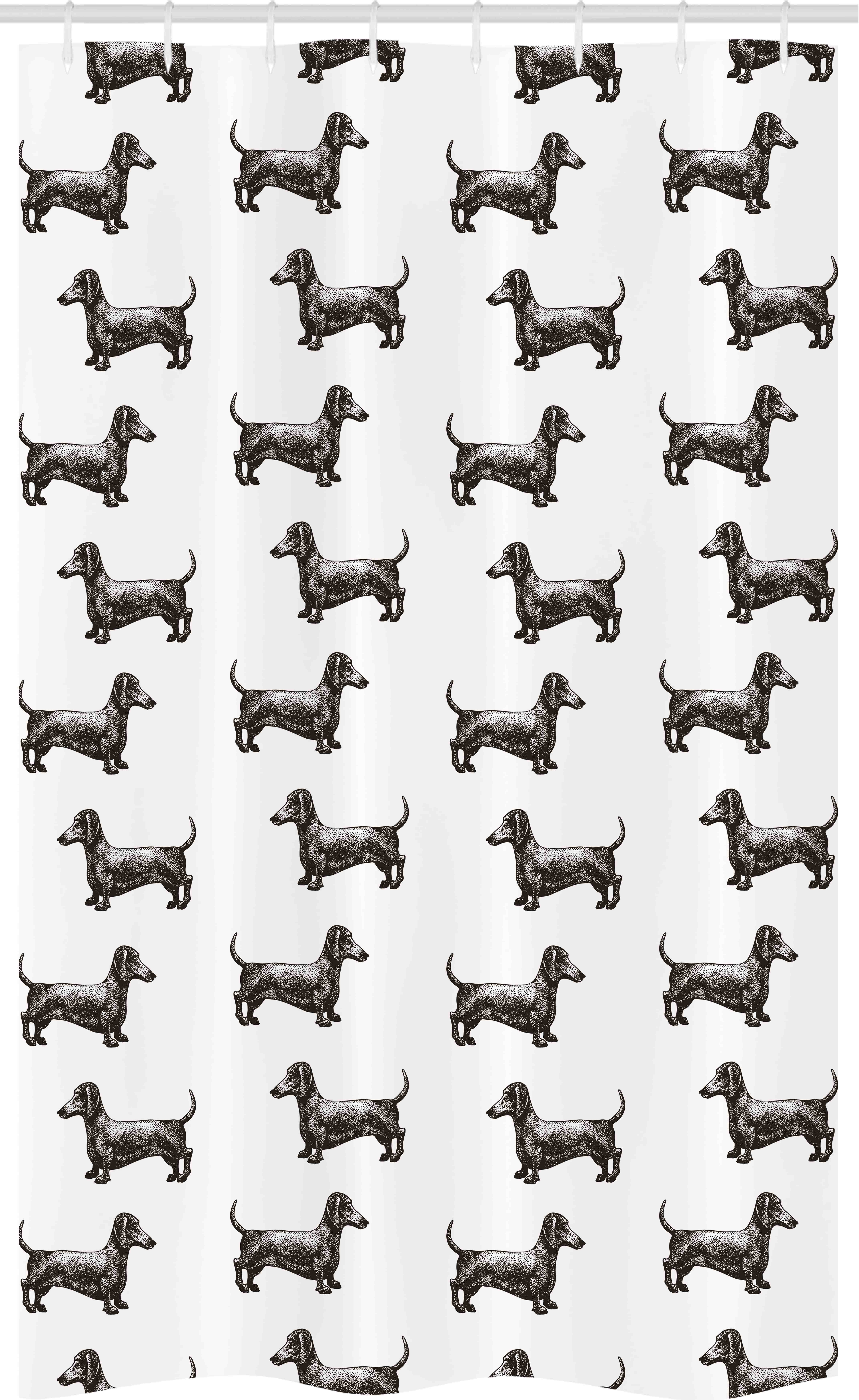 Abakuhaus Duschvorhang Badezimmer Deko Set aus Stoff mit Haken Breite 120 c günstig online kaufen