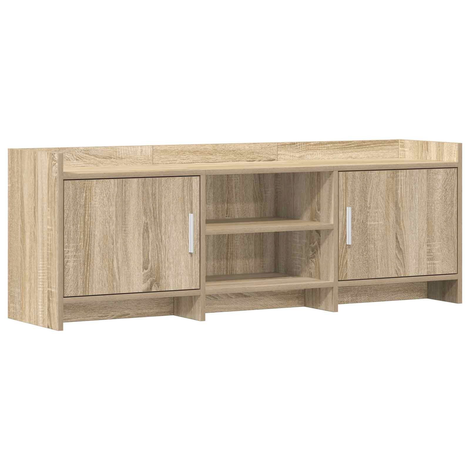 TV-Schrank TV-Schränk 130 x 33 x 47 cm Sonoma-Eiche Holzwerkstoff