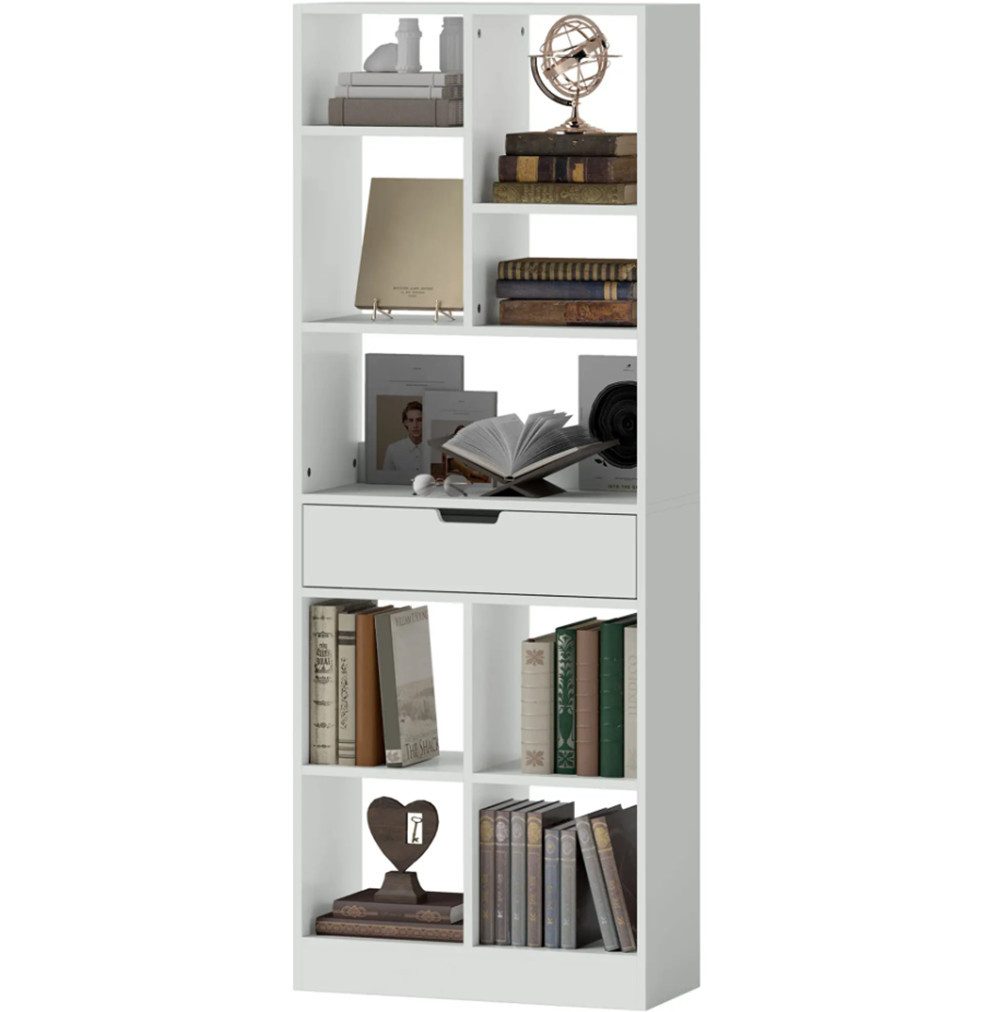 XDeer Bücherregal Bücherregal, Mehrzweckregal, 9 Fächer, günstig online kaufen