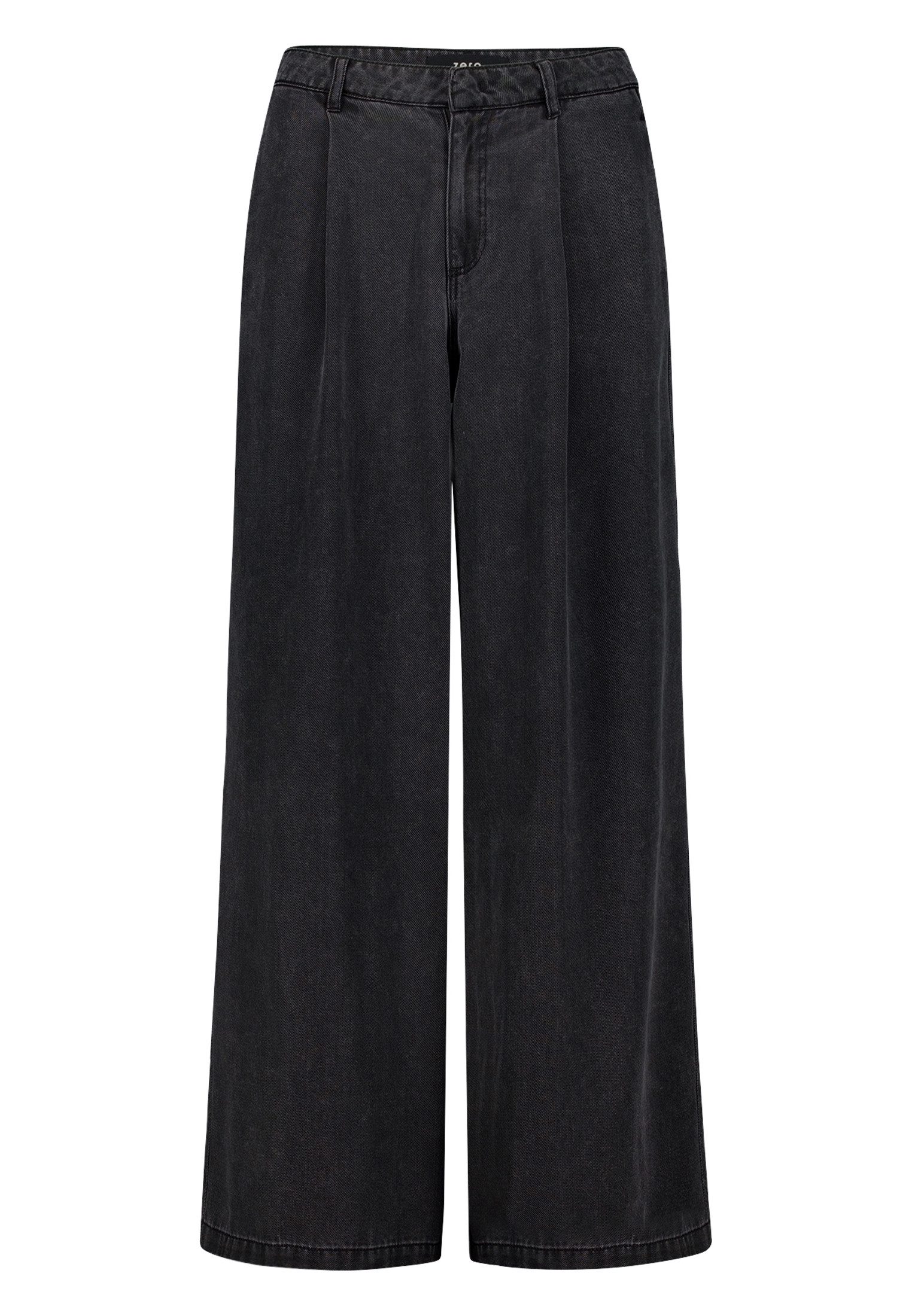 Zero Stoffhose Damen mit weitem Bein Schnallen