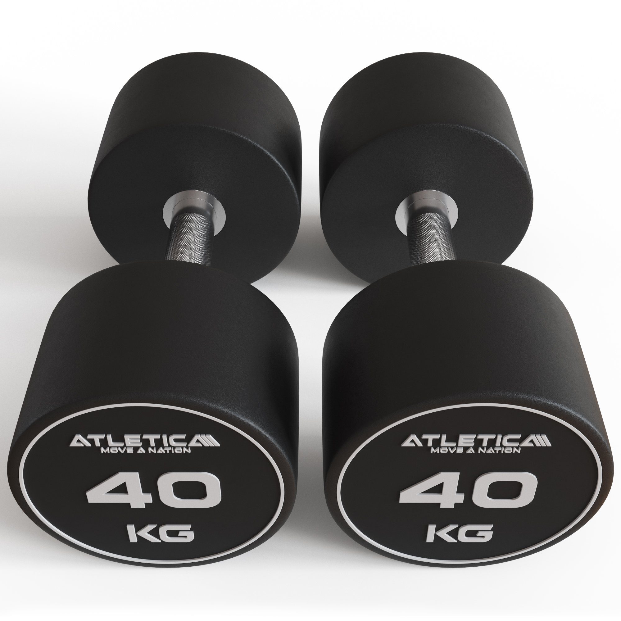 Kurzhantel Polyurethan Rundhanteln Paar, 2,5 kg - 40 kg, Extrem robust