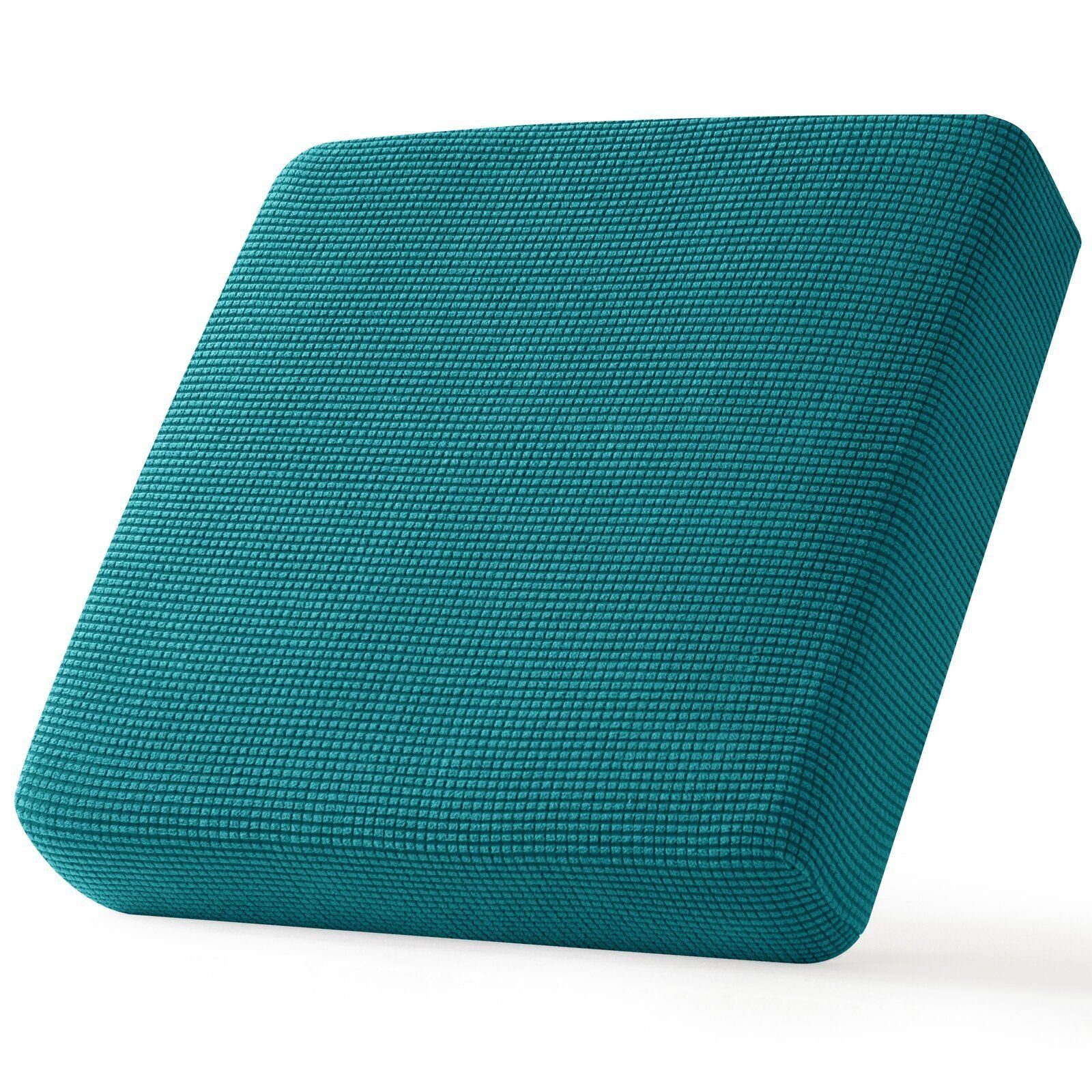 CHUN CHUNYI, haustierfreundlich Design, Sofahusse Stück mit blaugrün kariertem Stretch YI Sitzkissenbezug, 1 Sofa
