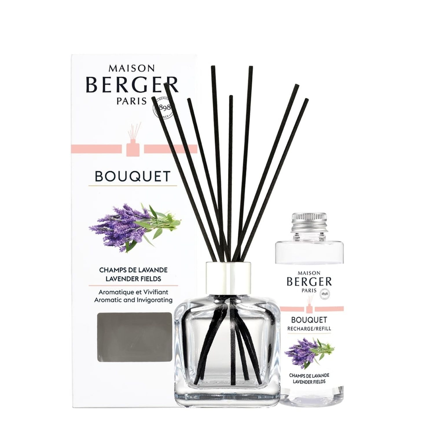 MAISON BERGER PARIS Raumduft Bouquet mit Nachfüller Blühende Lavendelfelder 100 ml