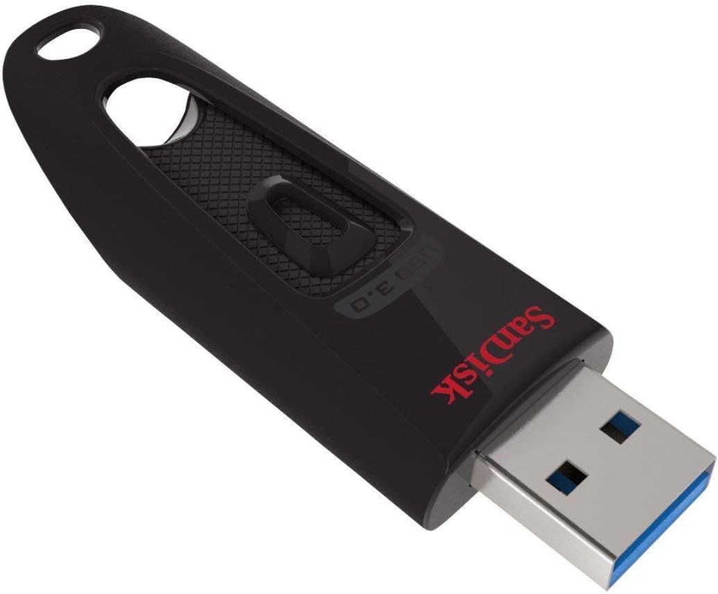 Sandisk USB-Flash-Laufwerk 64 GB USB 3.0 mit Passwortschutz für Datensicherung USB-Stick (USB USB 3.0, Lesegeschwindigkeit 130 MB/s, USB-3.0-Flash-Laufwerk mit Passwortschutz, robustem Gehäuse)