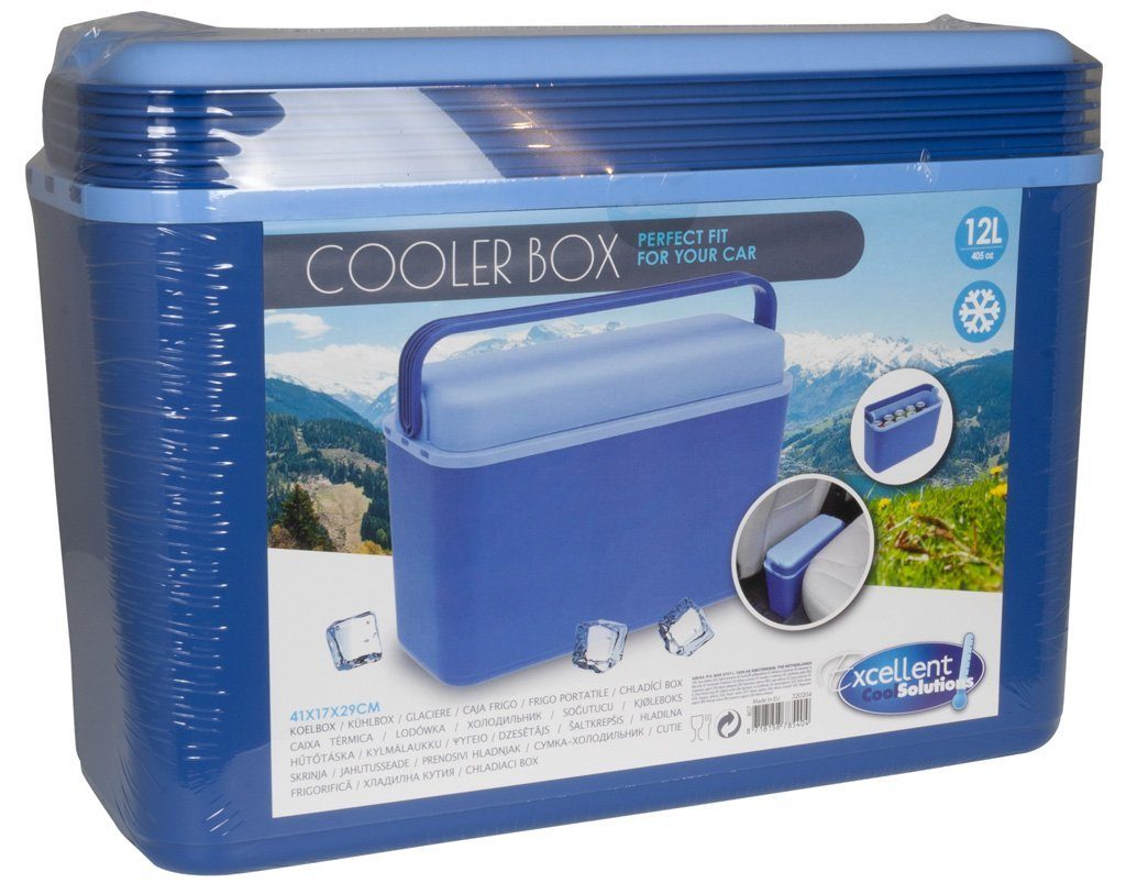 schmal 1-tlg), (Spar-Set, Kühlbox Thermobehälter Kunststoff, für unterwegs Thermo-Box, extra 12 leicht und Liter Trendyshop365