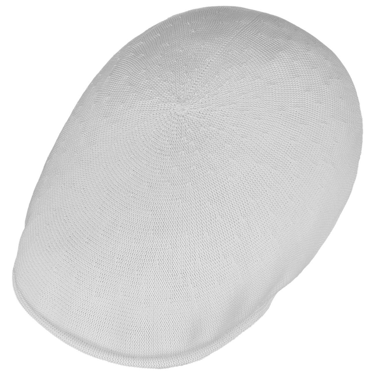 Schirm mit weiß Cap Schirmmütze Flat (1-St) Kangol