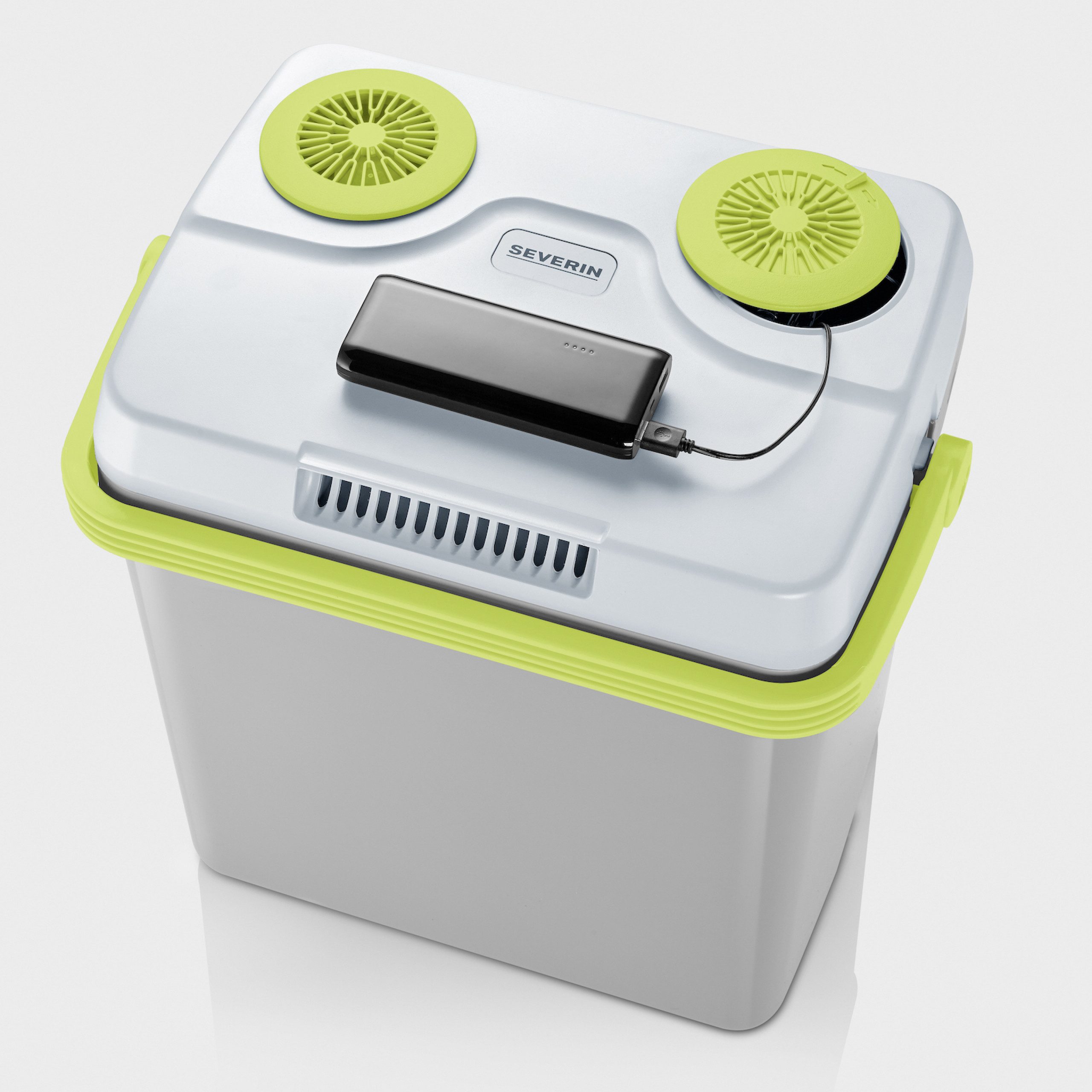 Severin Kühlbox SEVERIN Elektrische Kühlbox 25L mit USB-Anschluss für externen