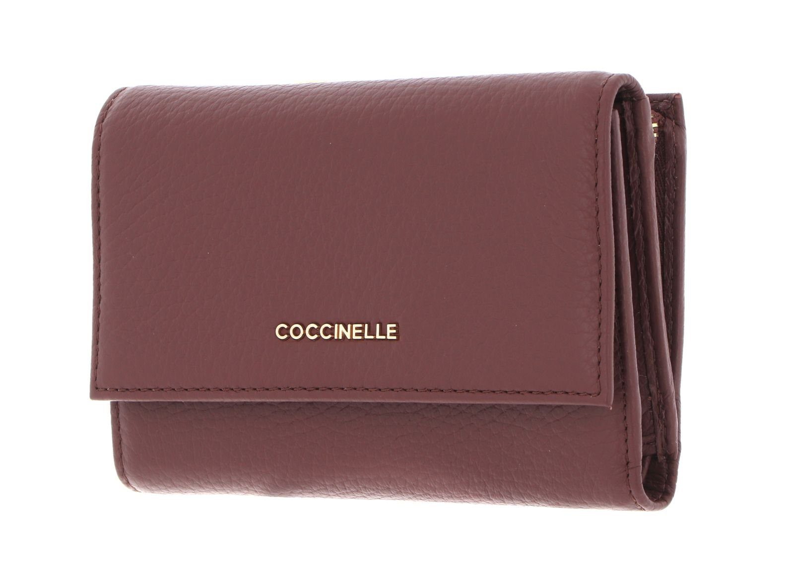 COCCINELLE Geldbörse Metallic Soft, aus echtem günstig online kaufen