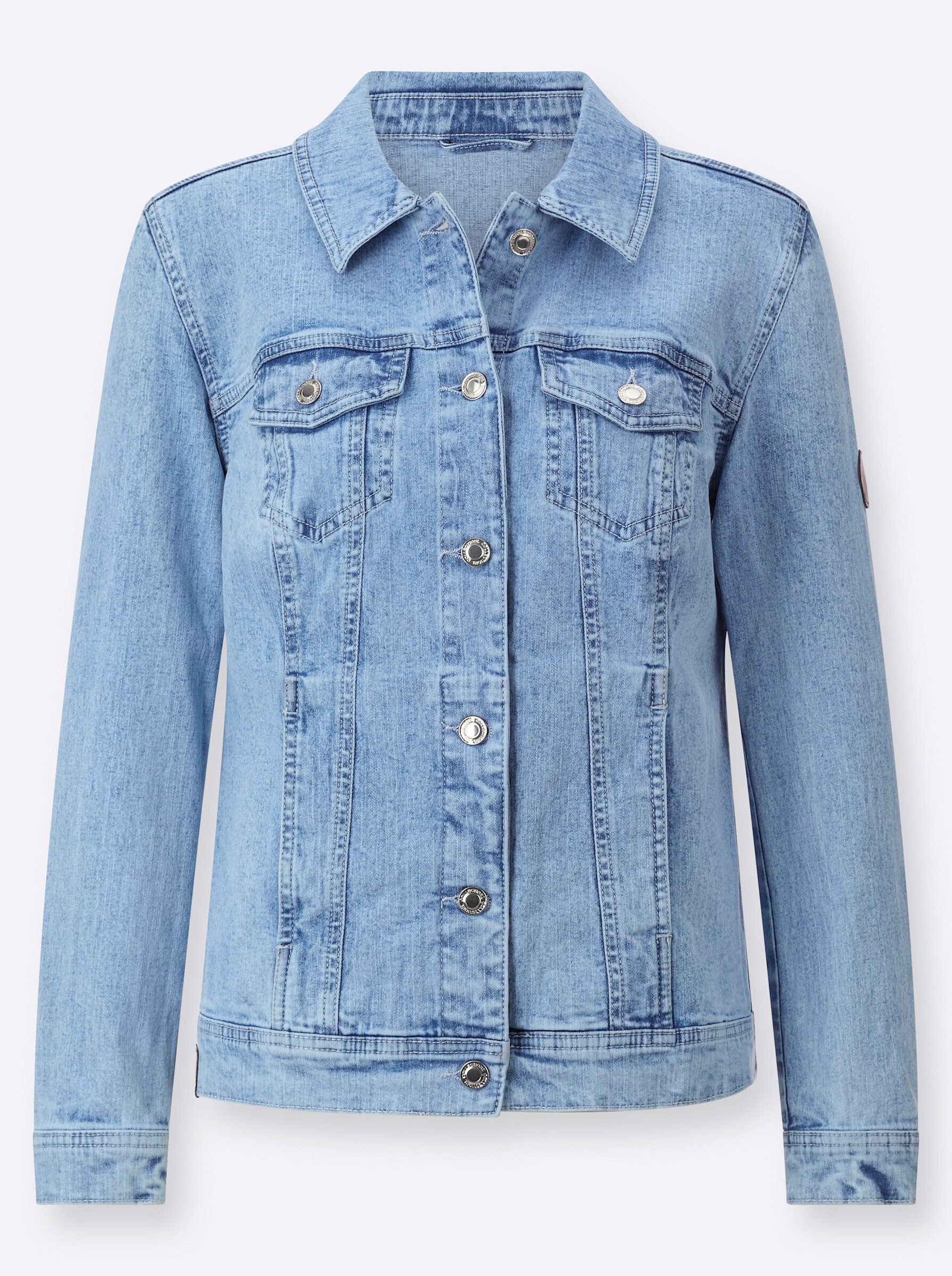 Allwetterjacke Jeans-Jacke Langarm