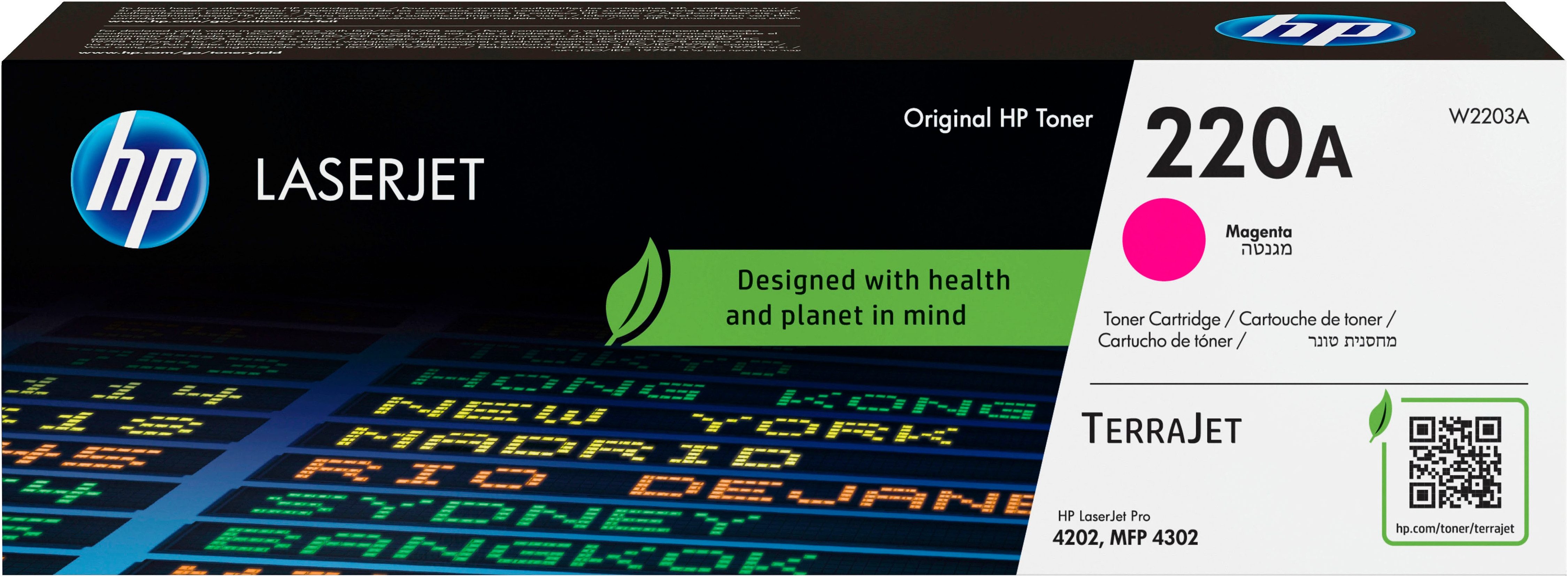 HP Tonerpatrone HP original Toner 220 Größen A+X, Farben:B/C/M/Y