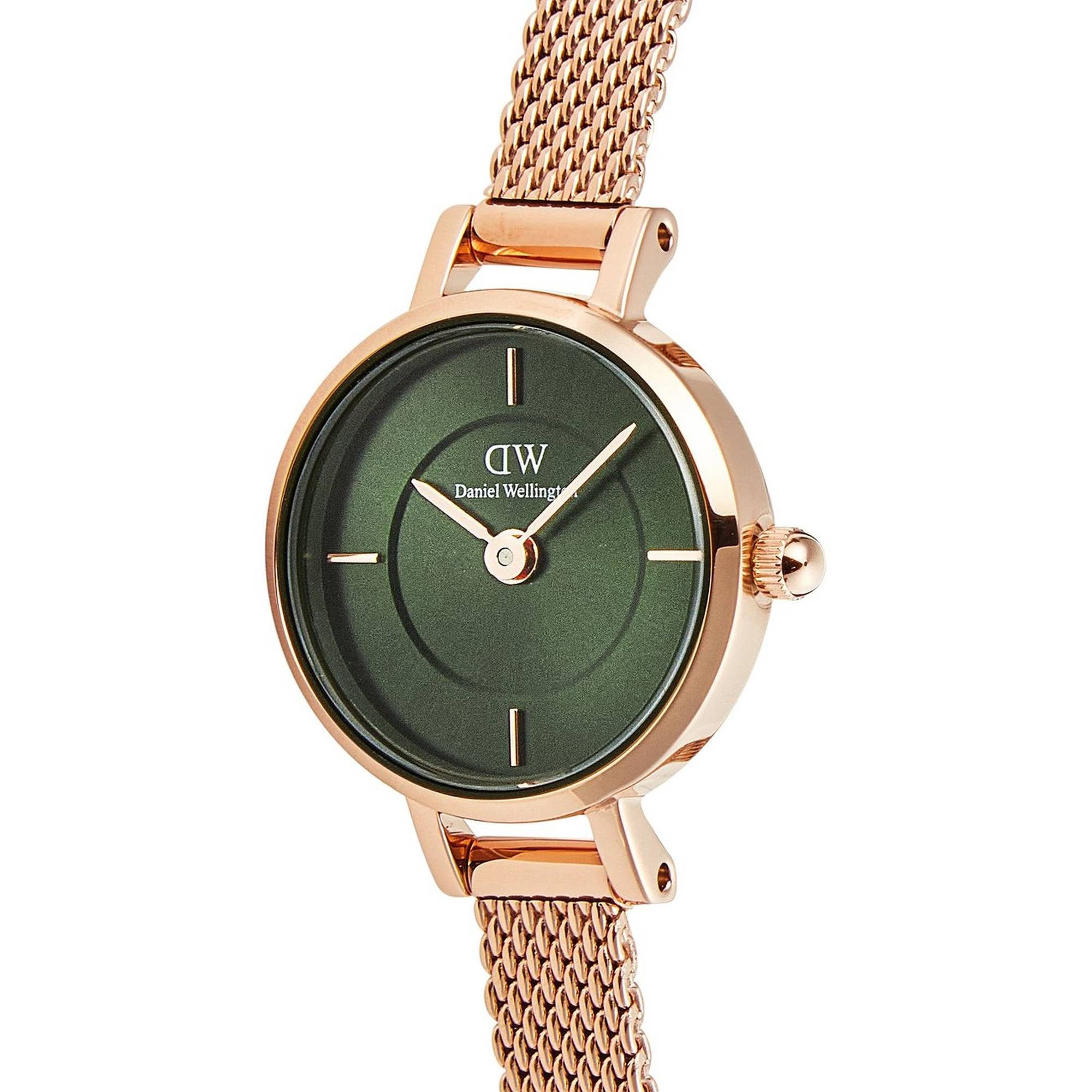 Daniel Wellington Quarzuhr Petite Mini Emerald Melrose