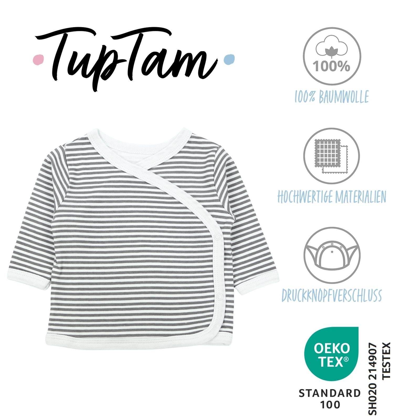 TupTam Wickelshirt TupTam Baby Jungen Langarm Wickelshirt Baumwolle 5er Set