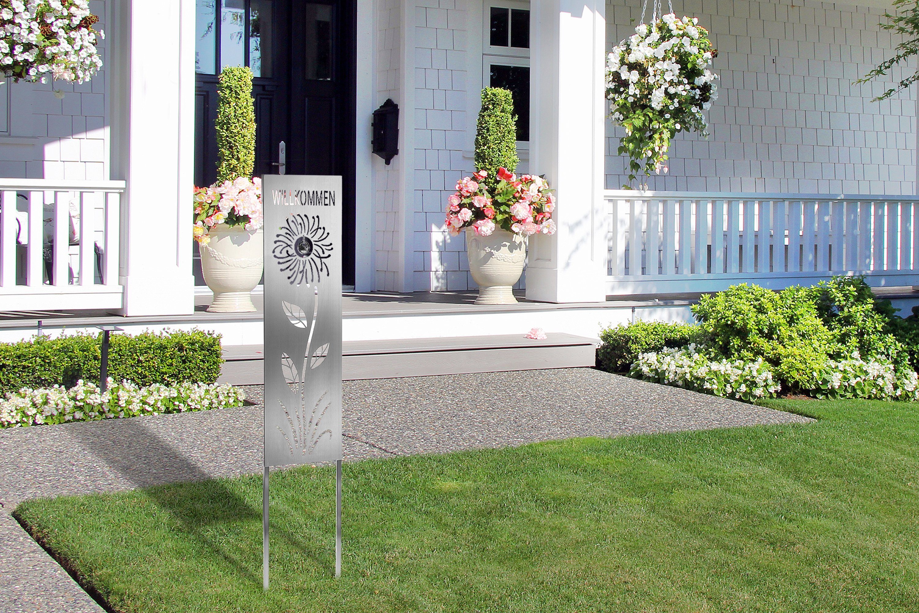 Kobolo Gartenstecker Dekostecker Gartentafel - SUNFLOWER günstig online kaufen