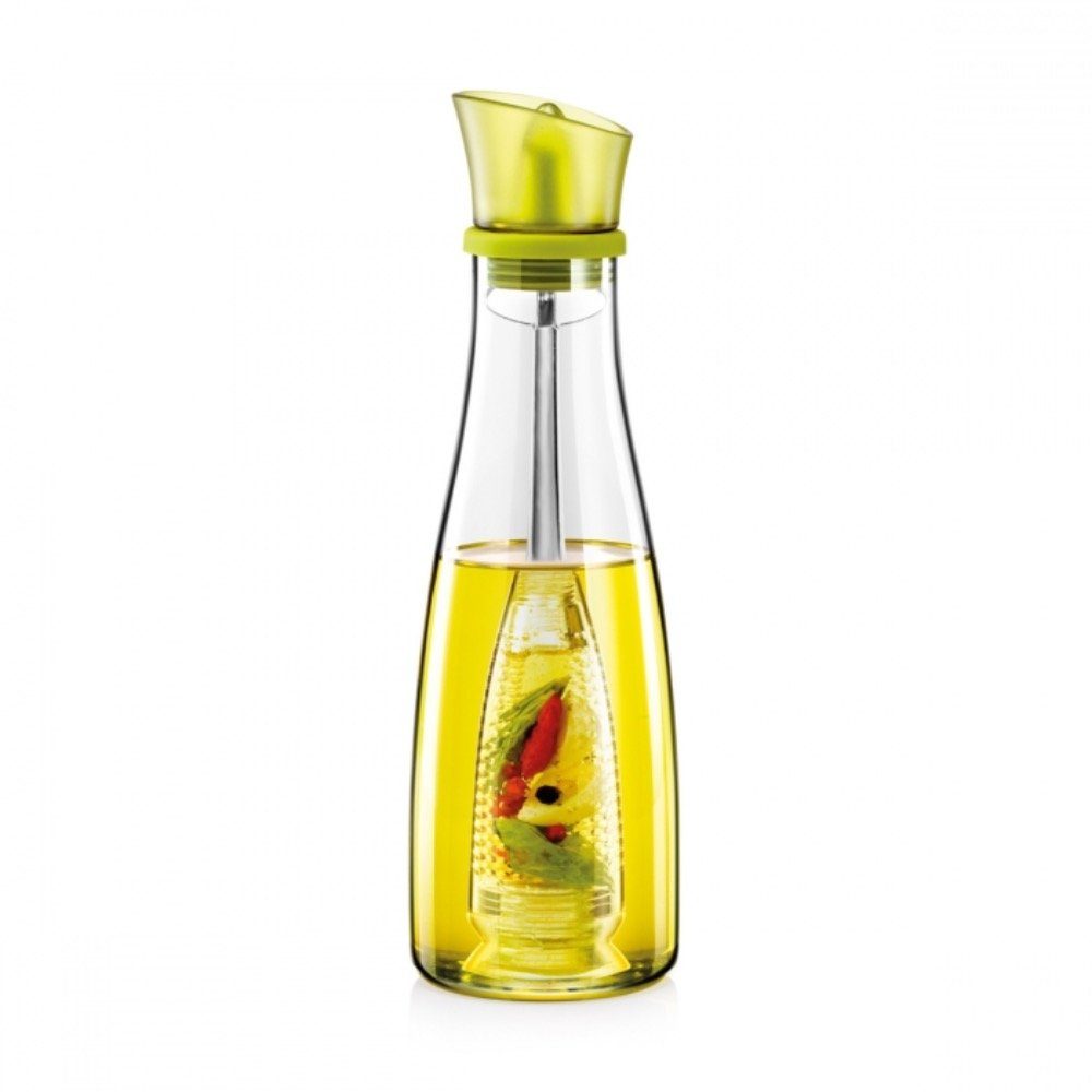 Tescoma Ölspender Ölflasche mit Aromasieb 250ml und 500ml, (Packung, 2-tlg., 1x Ölflasche), mit Aromasieb, Borosilikatglas, Spülmaschinenfest