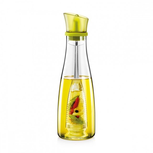 Tescoma Ölspender Ölflasche mit Aromasieb 250ml und 500ml, (Packung, 2-tlg., 1x Ölflasche), mit Aromasieb, Borosilikatglas, Spülmaschinenfest