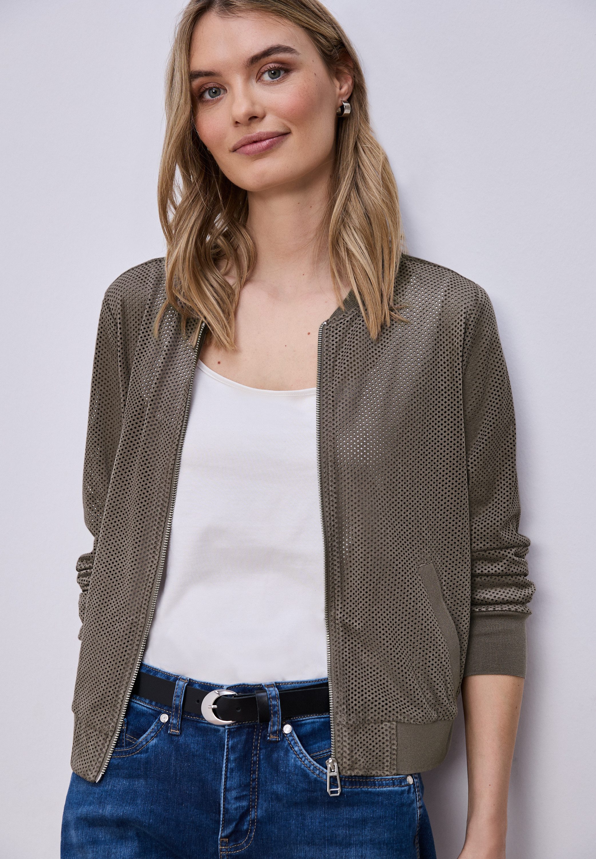 STREET ONE Blouson mit Rippbündchen