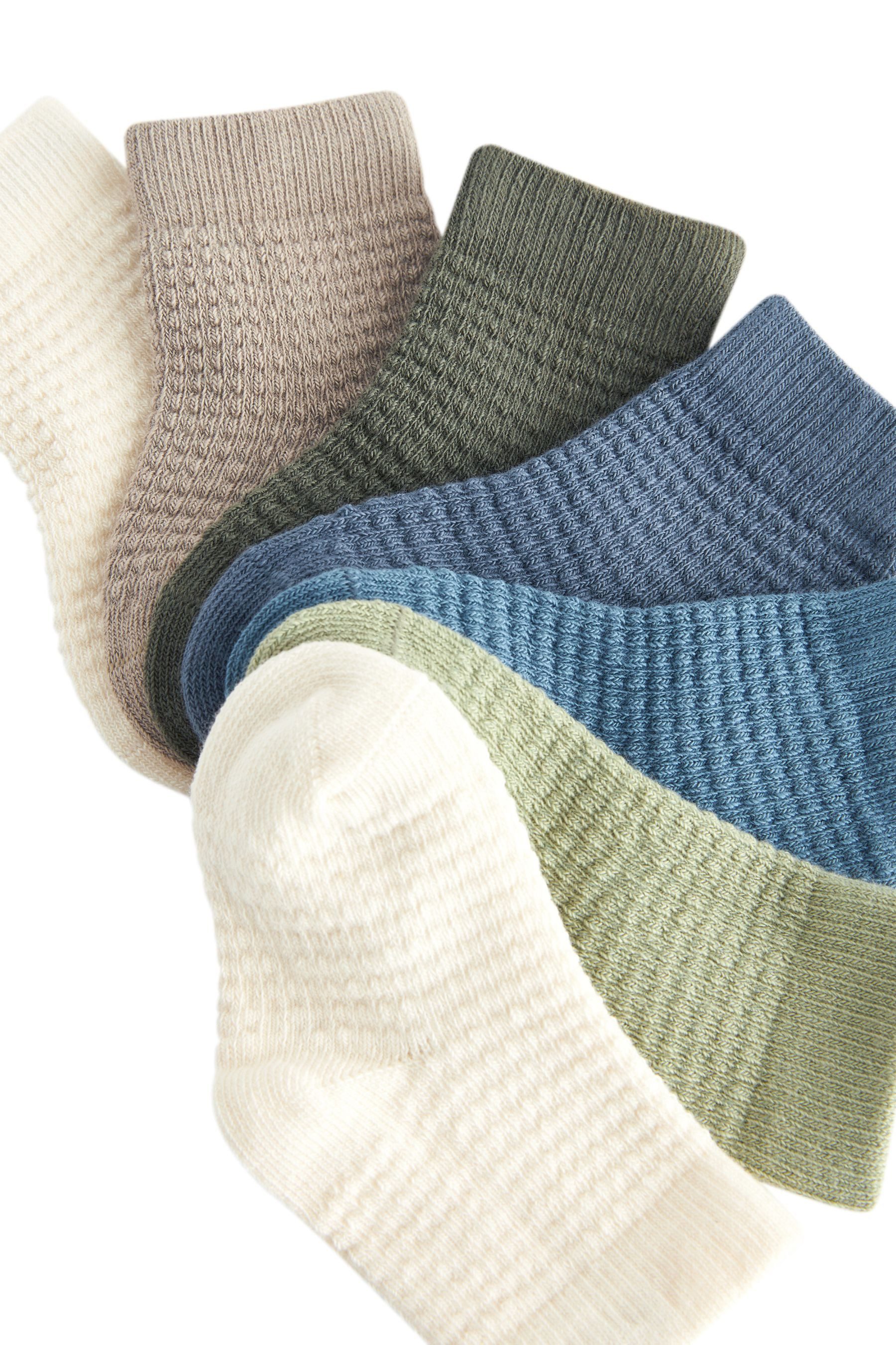 Next Kurzsocken Gerippte Socken im 7er-Set günstig online kaufen
