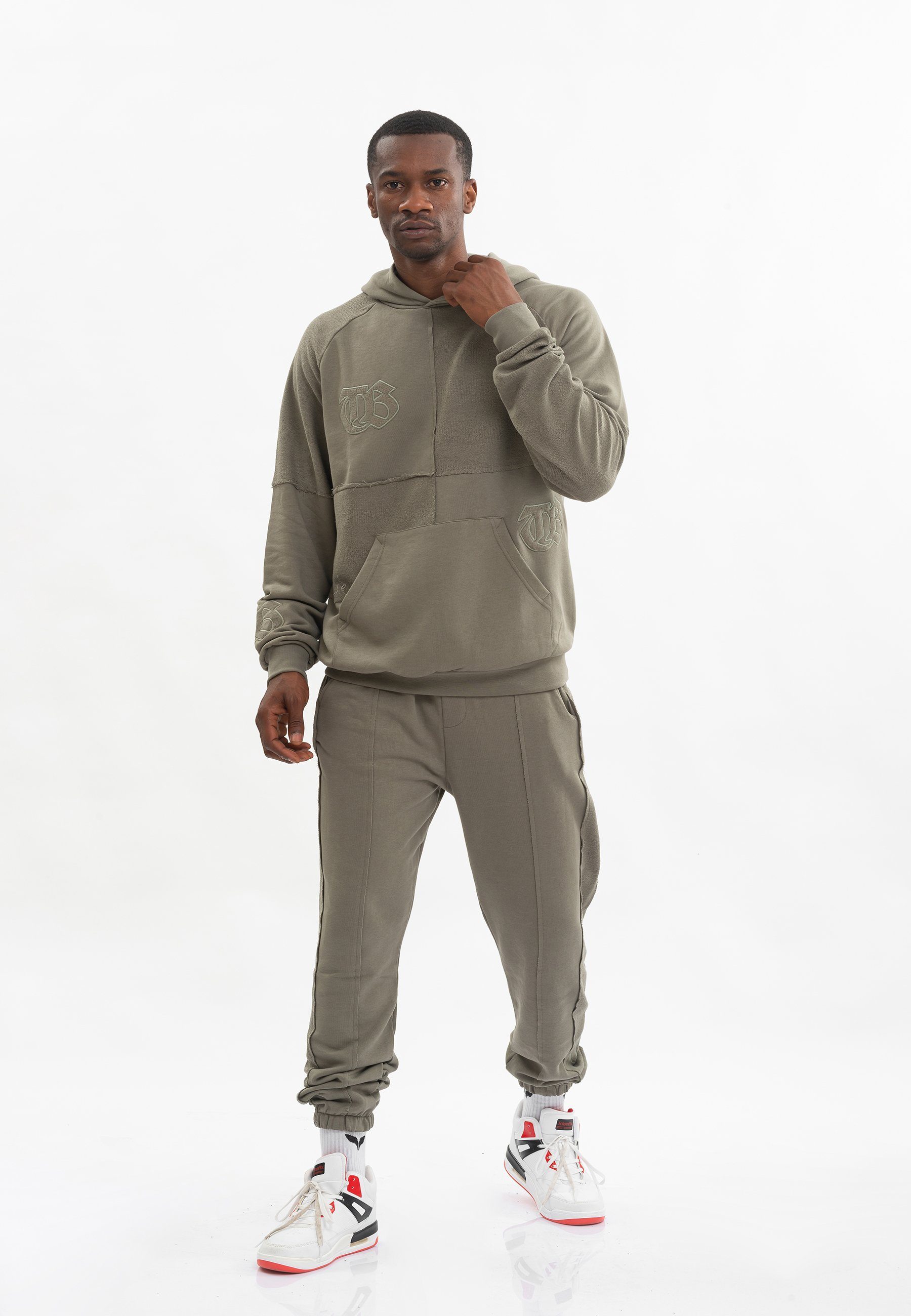 Sportanzug MENS OVERSIZE SPORT TRACKSUIT PANT AND SWEATSHIRT