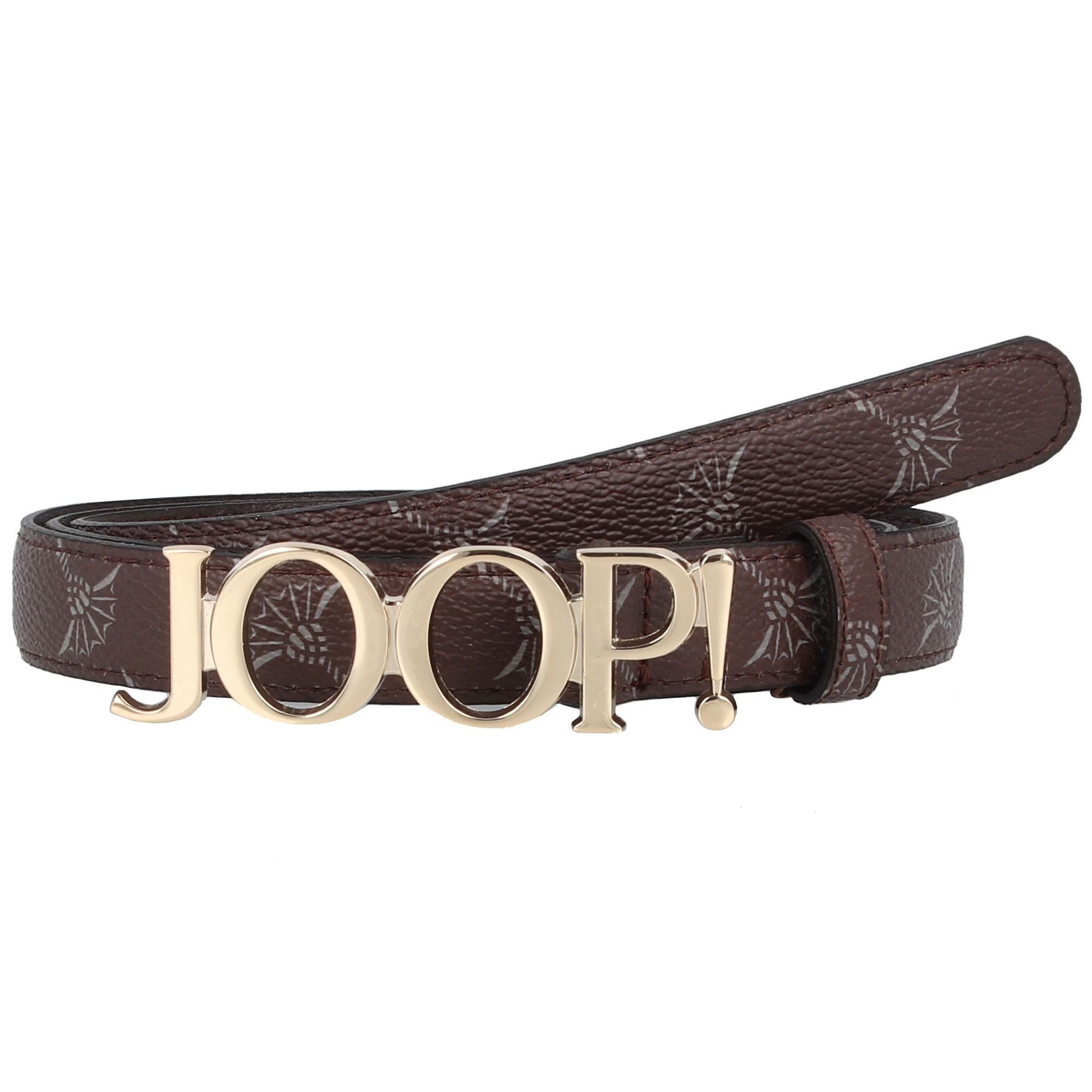 Joop! Synthetikgürtel Logo Koppelverschluss brown