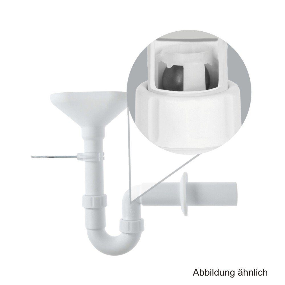 Haas KG Ablaufgarnitur Trichter-Siphon 1 1/2" Abgang DN 50 mit Kugelverschl günstig online kaufen