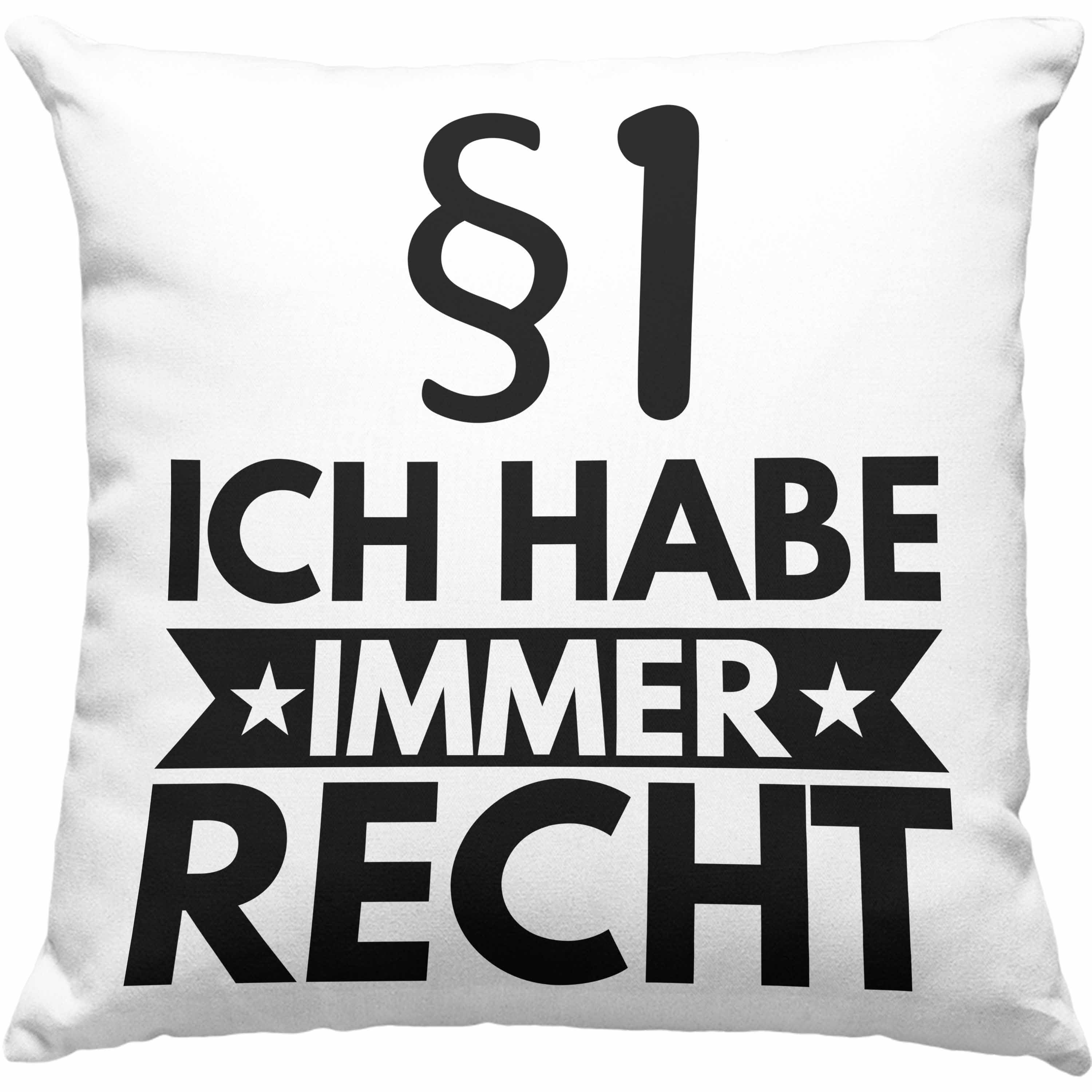 ᐅ Trendation Dekokissen Trendation Jura Kissen Geschenk Spruch Jurist