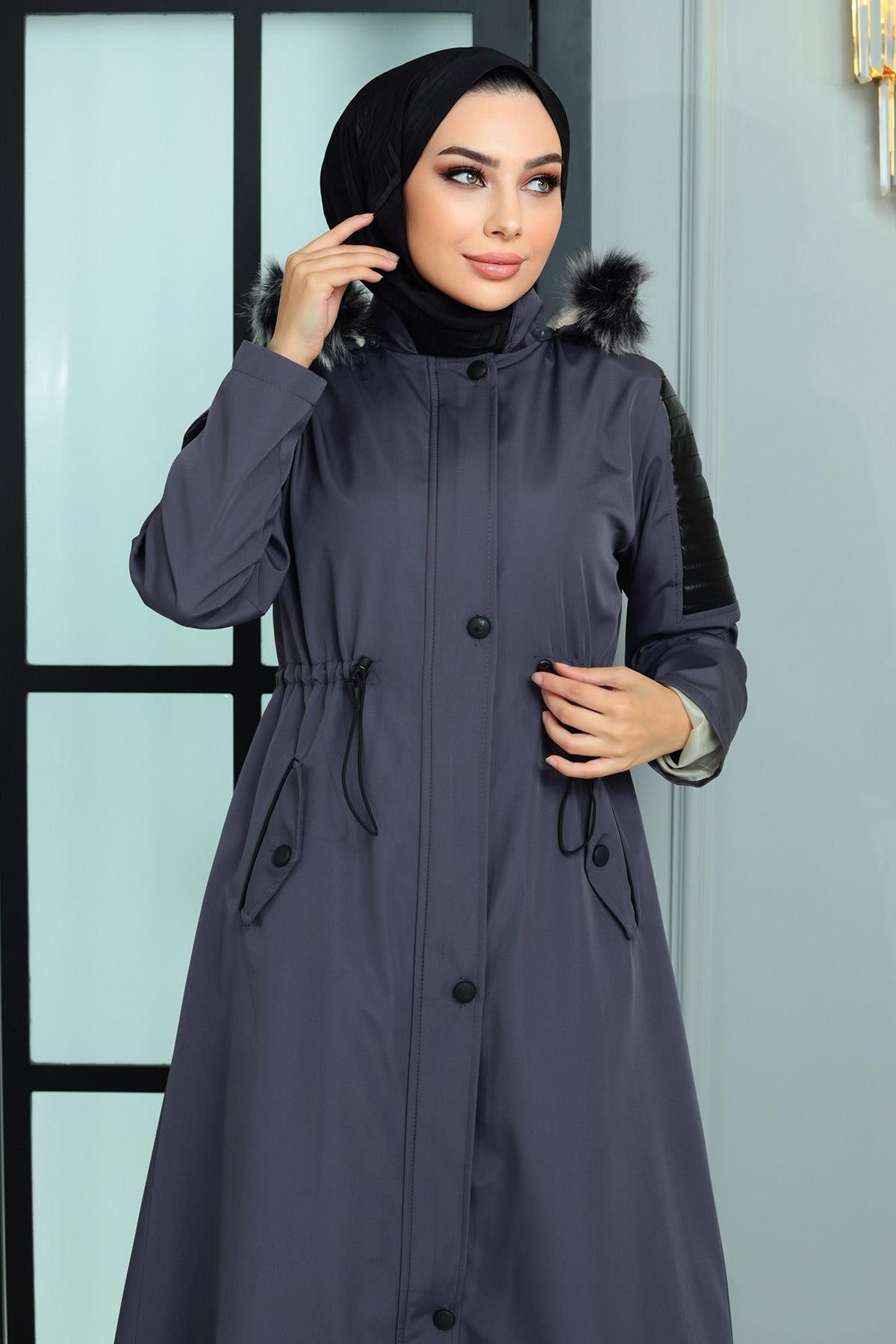 MODAMİHRAM Windbreaker Detail Mont Jacke günstig online kaufen