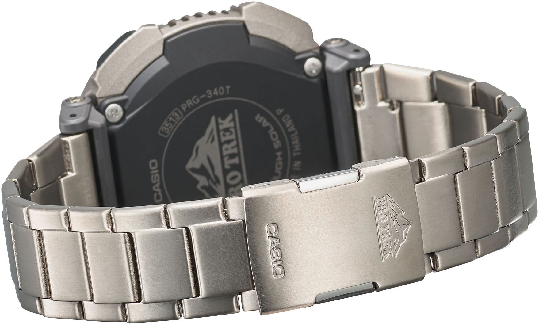 CASIO PRO TREK Chronograph PRG-340T-7ER, Quarzuhr, Armbanduhr, Herrenuhr, Solar, Stoppfunktion, Weltzeit