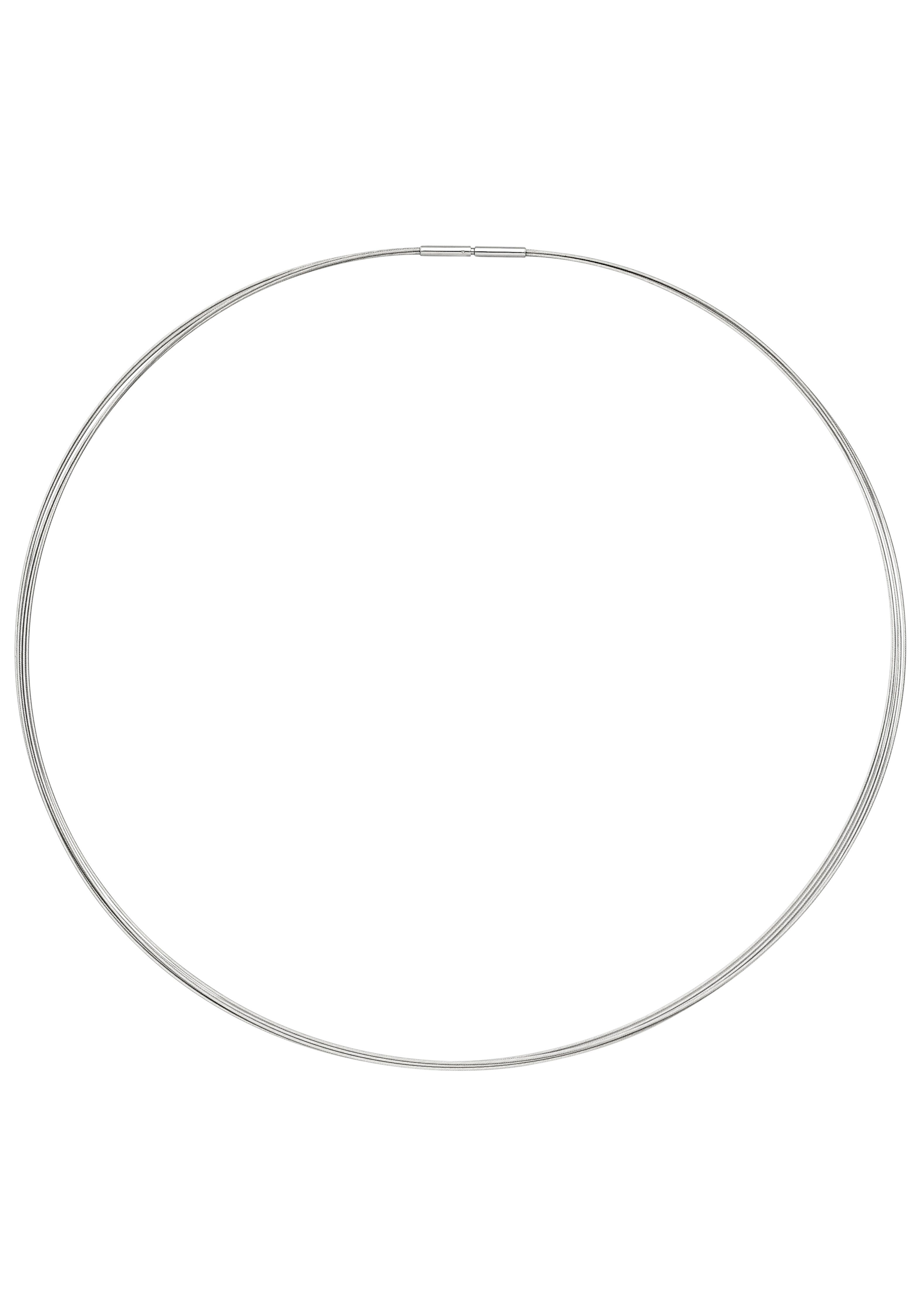 JOBO Halsreif, 5-reihig Edelstahl 50 cm