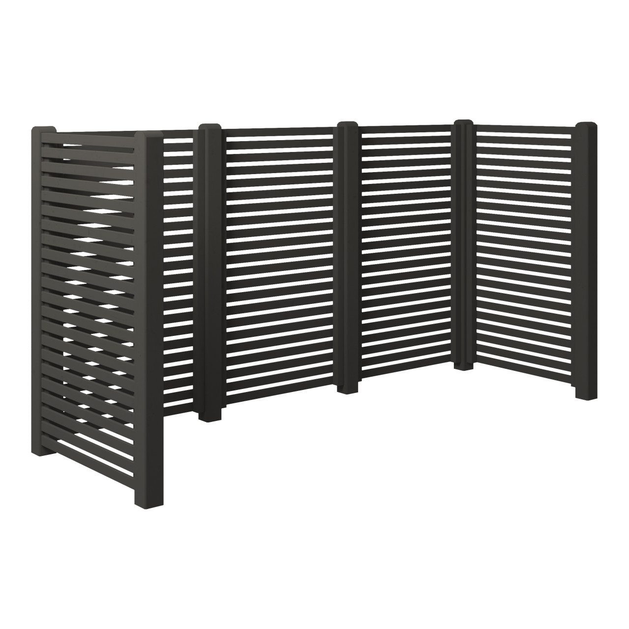 PLUS Mülltonnenbox Plus Mülltonnenverkleidung Tokyo 281 x 100 x 148