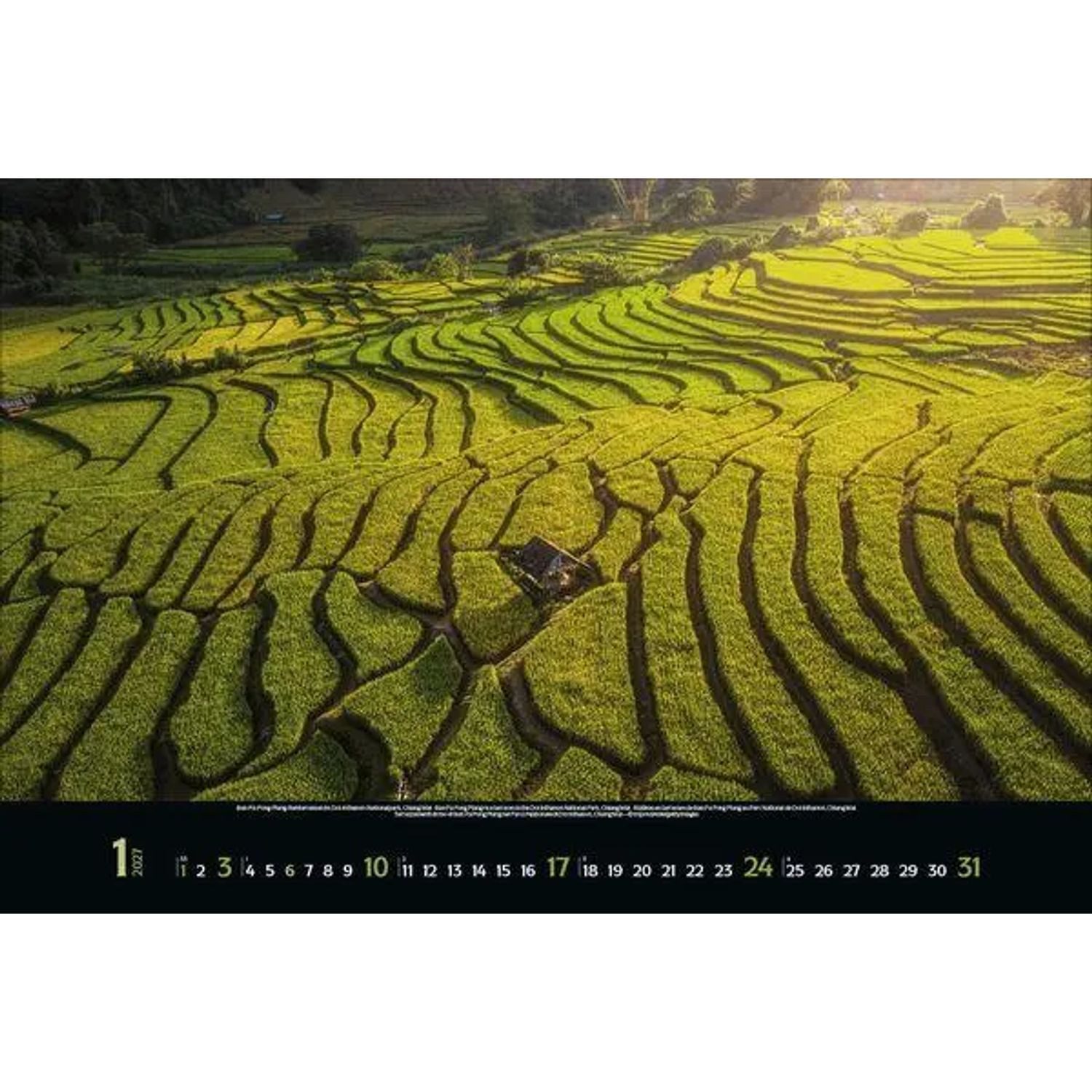 Korsch Verlag Wandkalender Reiselust Thailand 2027