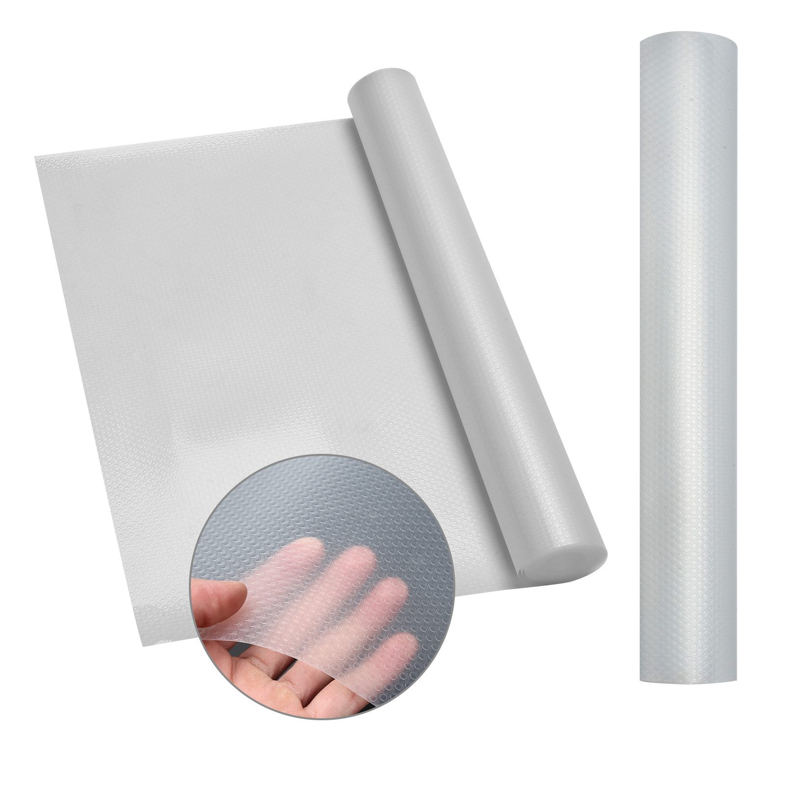 Clanmacy Schubladenmatte 2pcs Schubladen Anti Rutsch Matte Antirutschmatte zuschneidbar 500cm