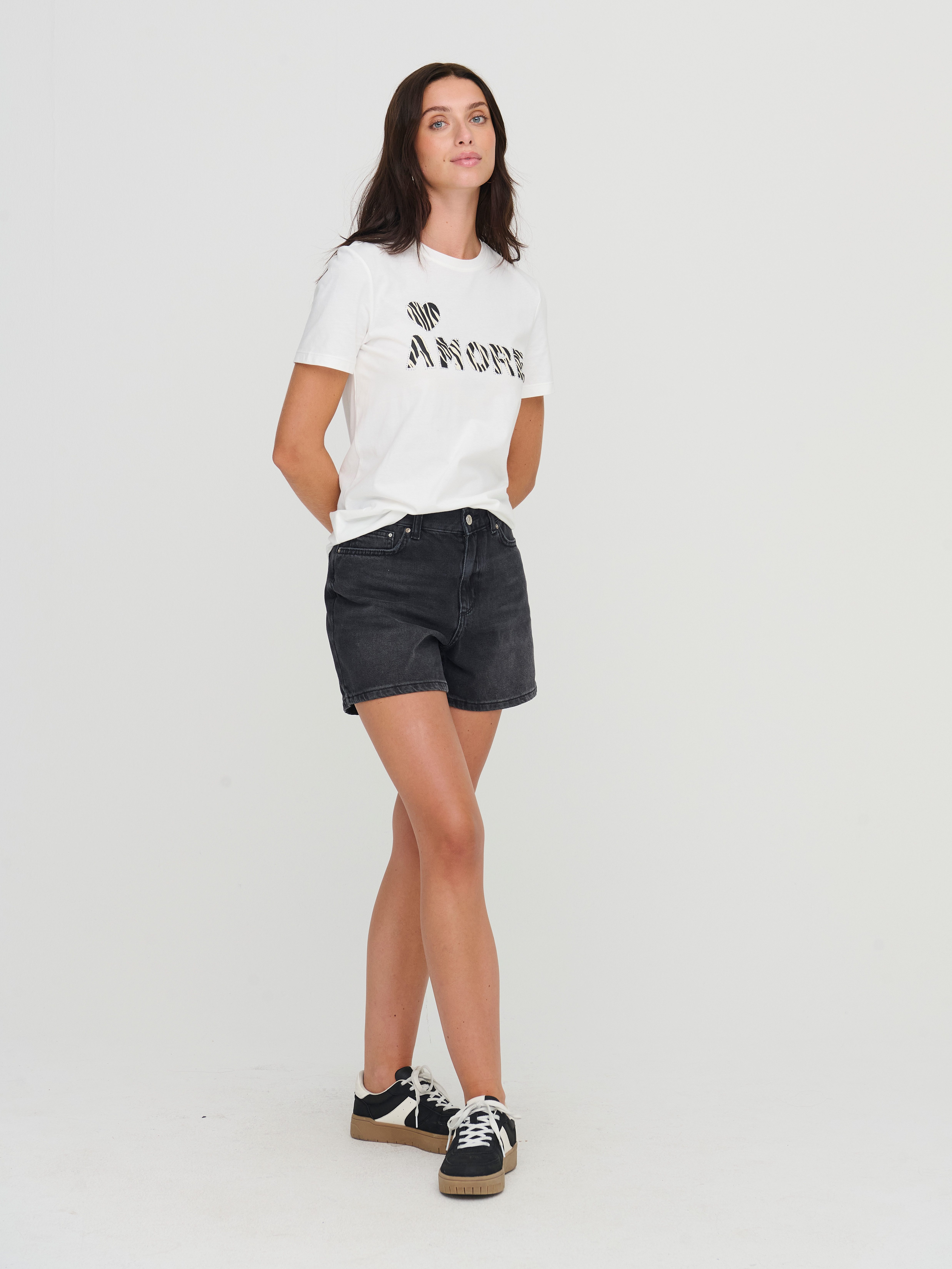ONLY T-Shirt ONLDITTE LIFE RHNSTN S/S ANIMAL TOP JRS – Bild 4 von 5