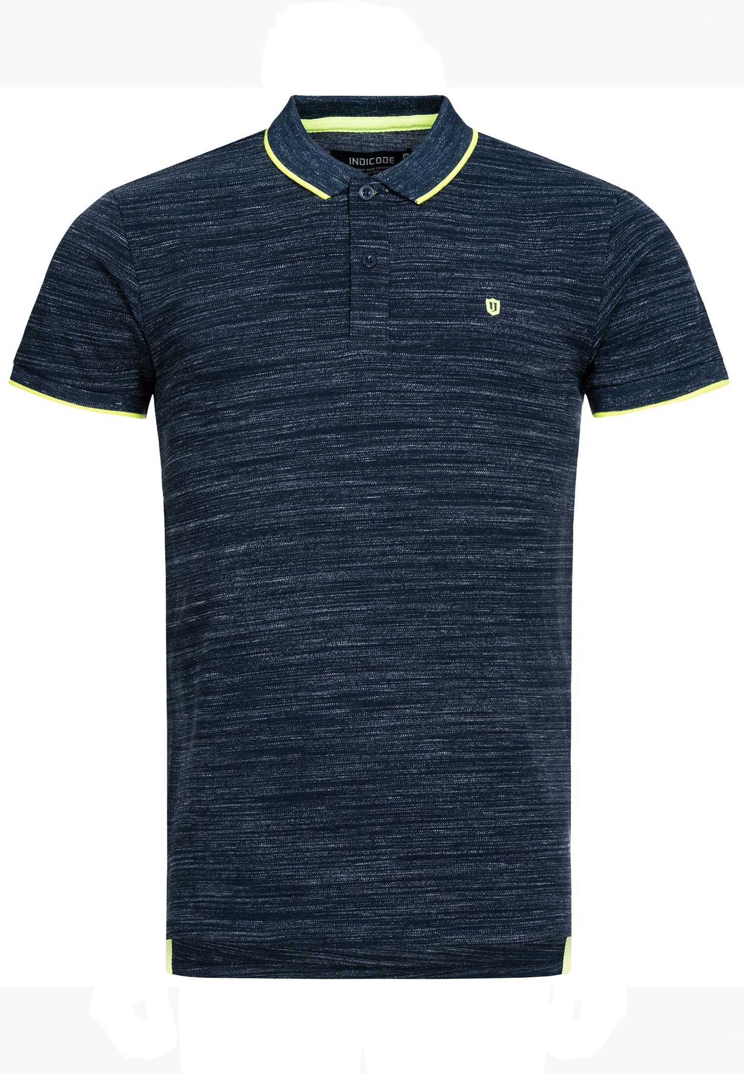 Indicode T-Shirt Mecklenburgh Navy